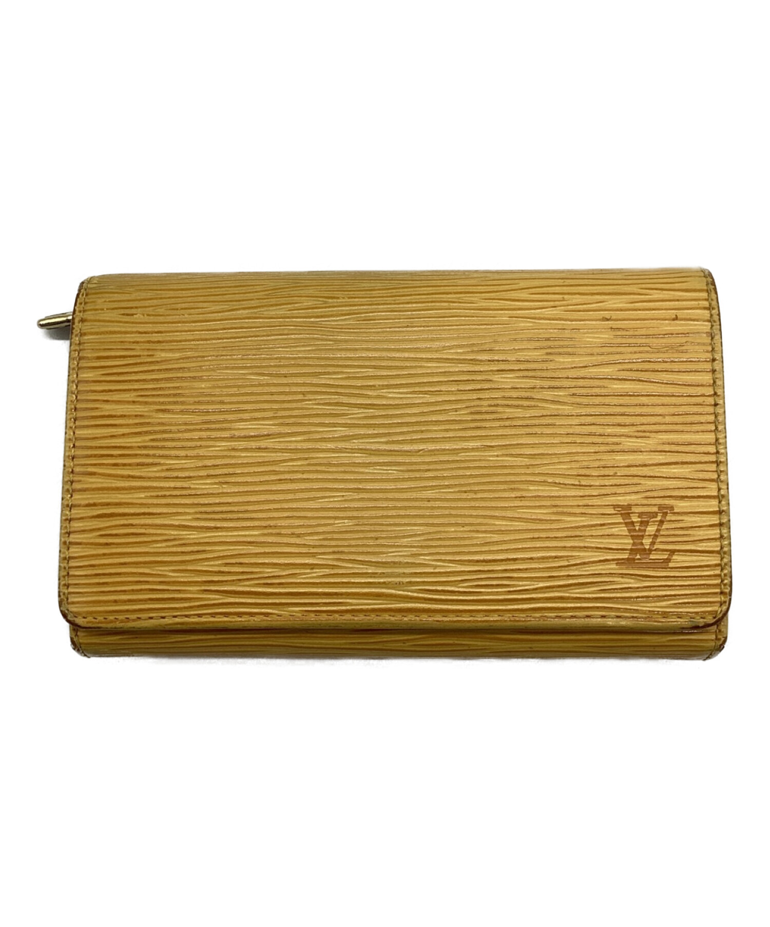 中古・古着通販】LOUIS VUITTON (ルイ ヴィトン) 2つ折り財布 イエロー