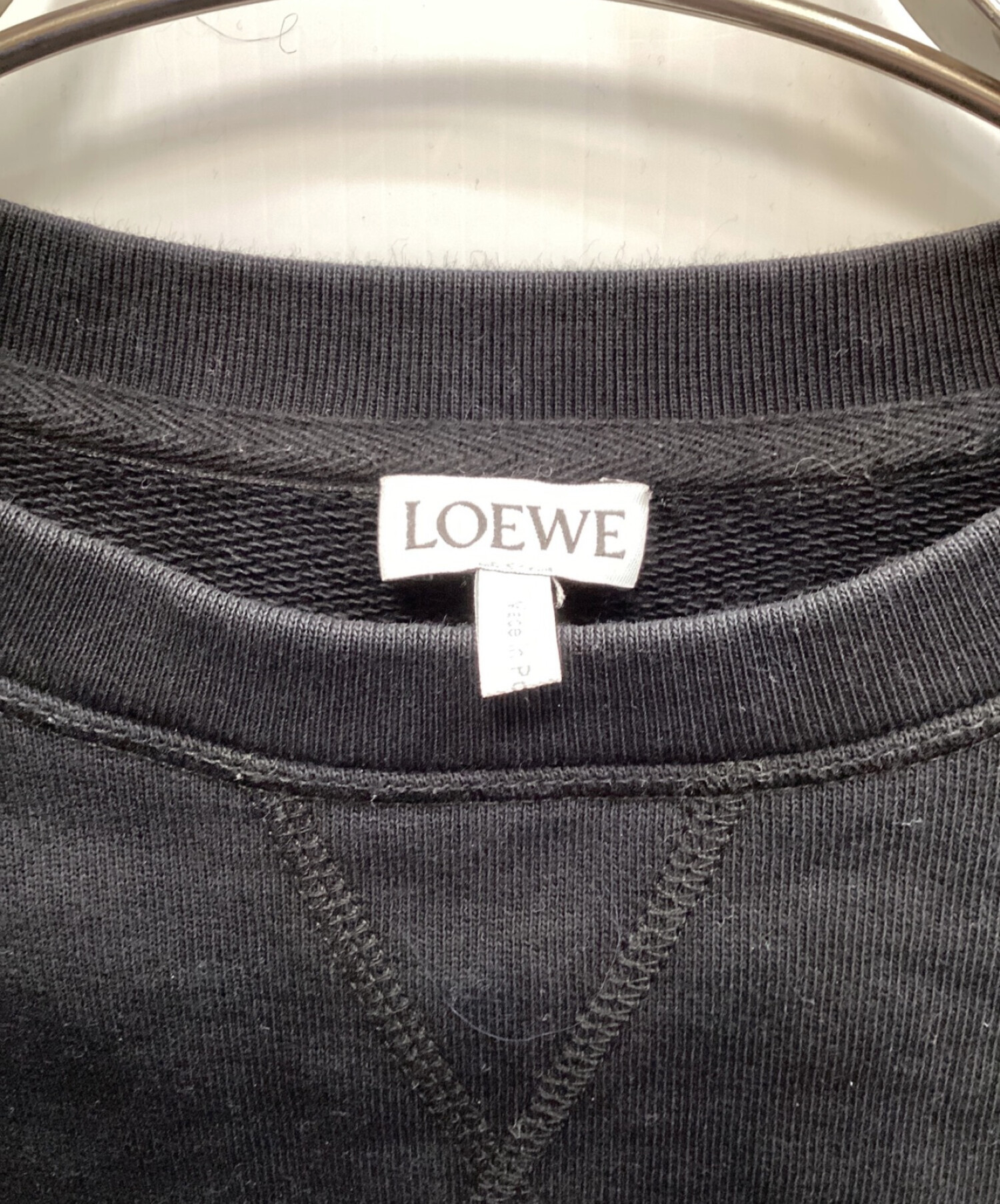 LOEWE (ロエベ) アナグラムスウェット ブラック サイズ:XS