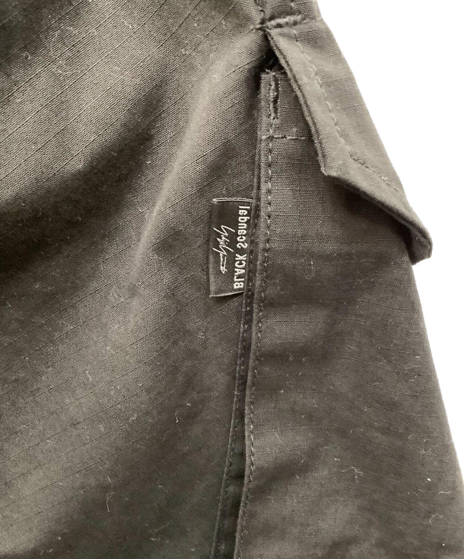 中古・古着通販】BLACK Scandal Yohji Yamamoto (ブラックスキャンダルヨウジヤマモト) リップストップ12タックパンツ  ブラック サイズ:L｜ブランド・古着通販 トレファク公式【TREFAC FASHION】スマホサイト