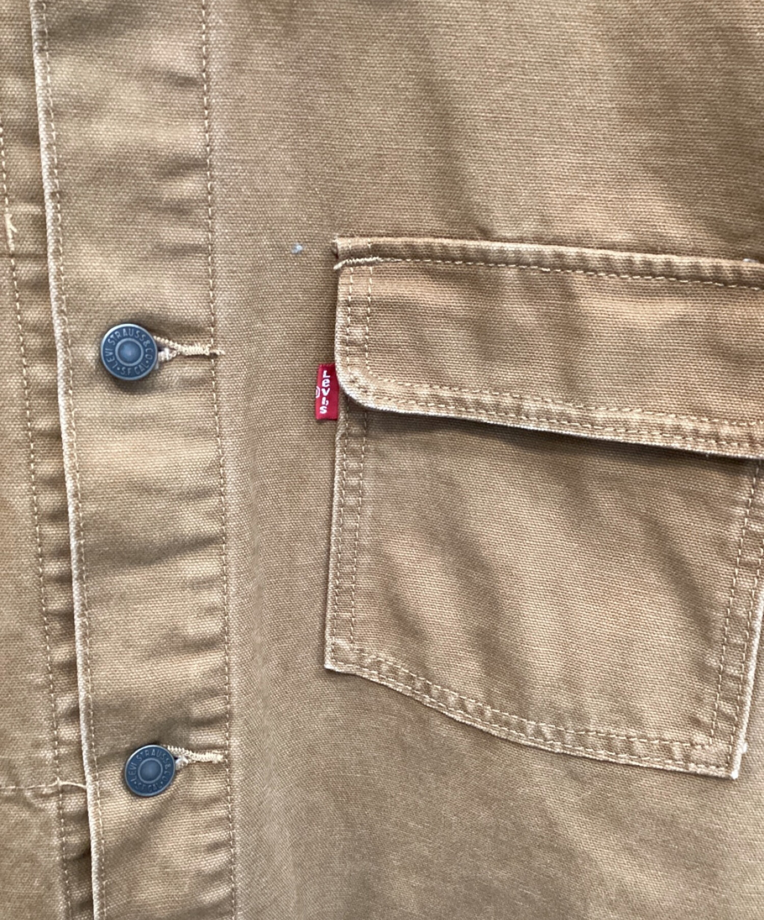 中古・古着通販】LEVI'S (リーバイス) カバーオール ブラウン サイズ 