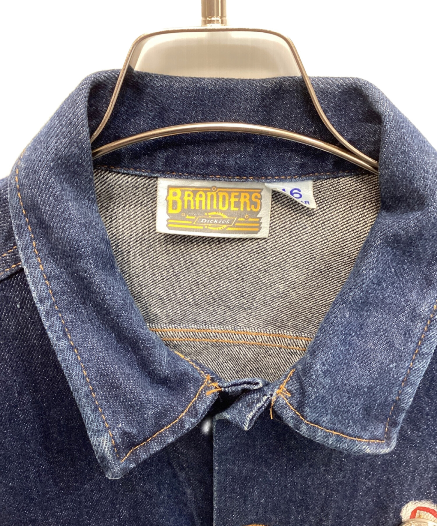 中古・古着通販】BRANDERS Dickies (ディッキーズ) カスタムデニムジャケット インディゴ サイズ:Ｍ｜ブランド・古着通販  トレファク公式【TREFAC FASHION】スマホサイト