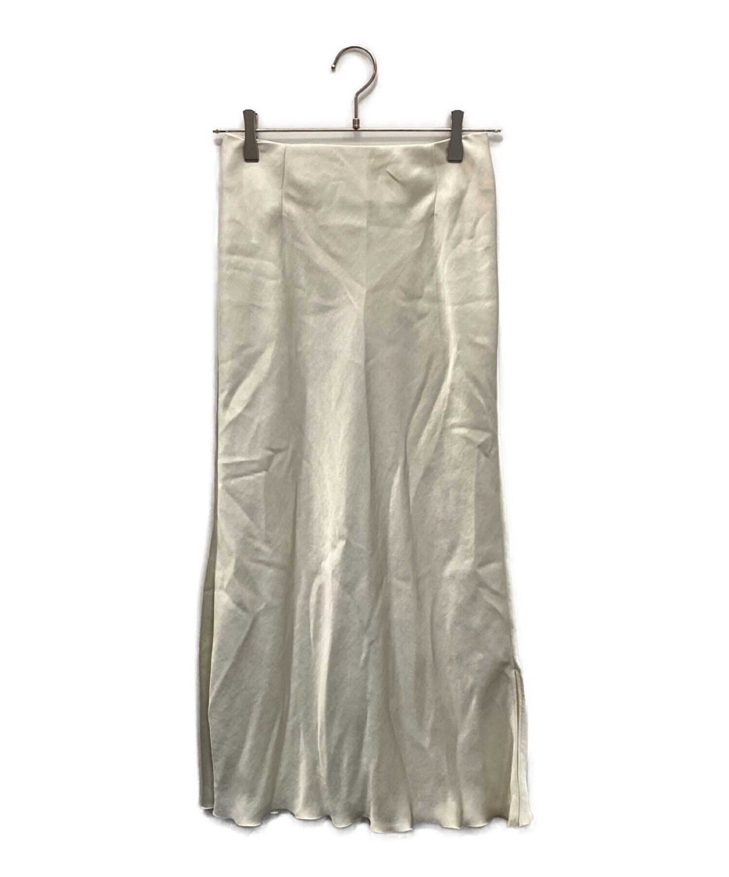 IENA (イエナ) ダブルサテンスカート アイボリー サイズ:36 未使用品