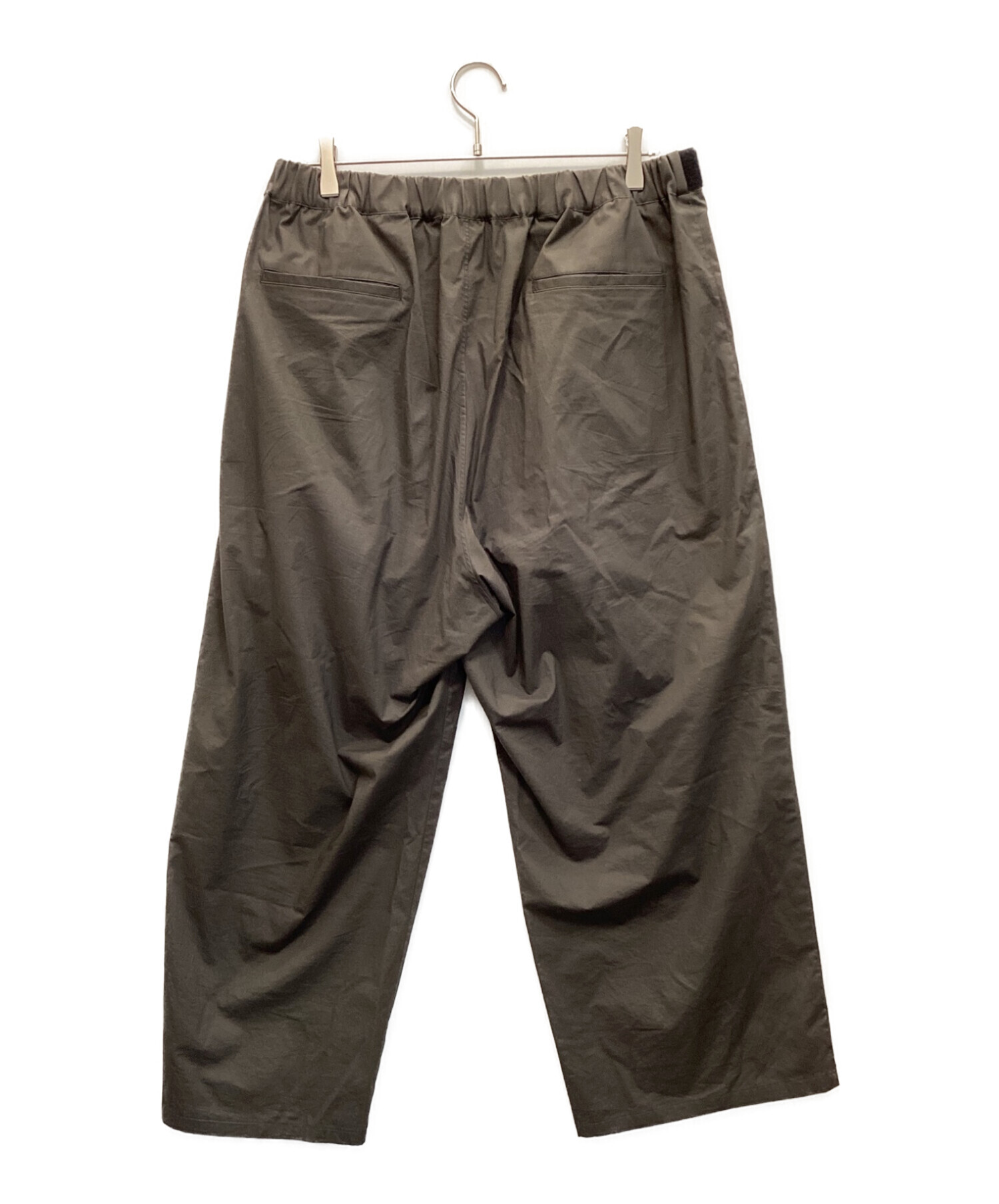 中古・古着通販】Graphpaper (グラフペーパー) Stretch Typewriter Wide Chef Pants チャコールグレー  サイズ:FREE｜ブランド・古着通販 トレファク公式【TREFAC FASHION】スマホサイト