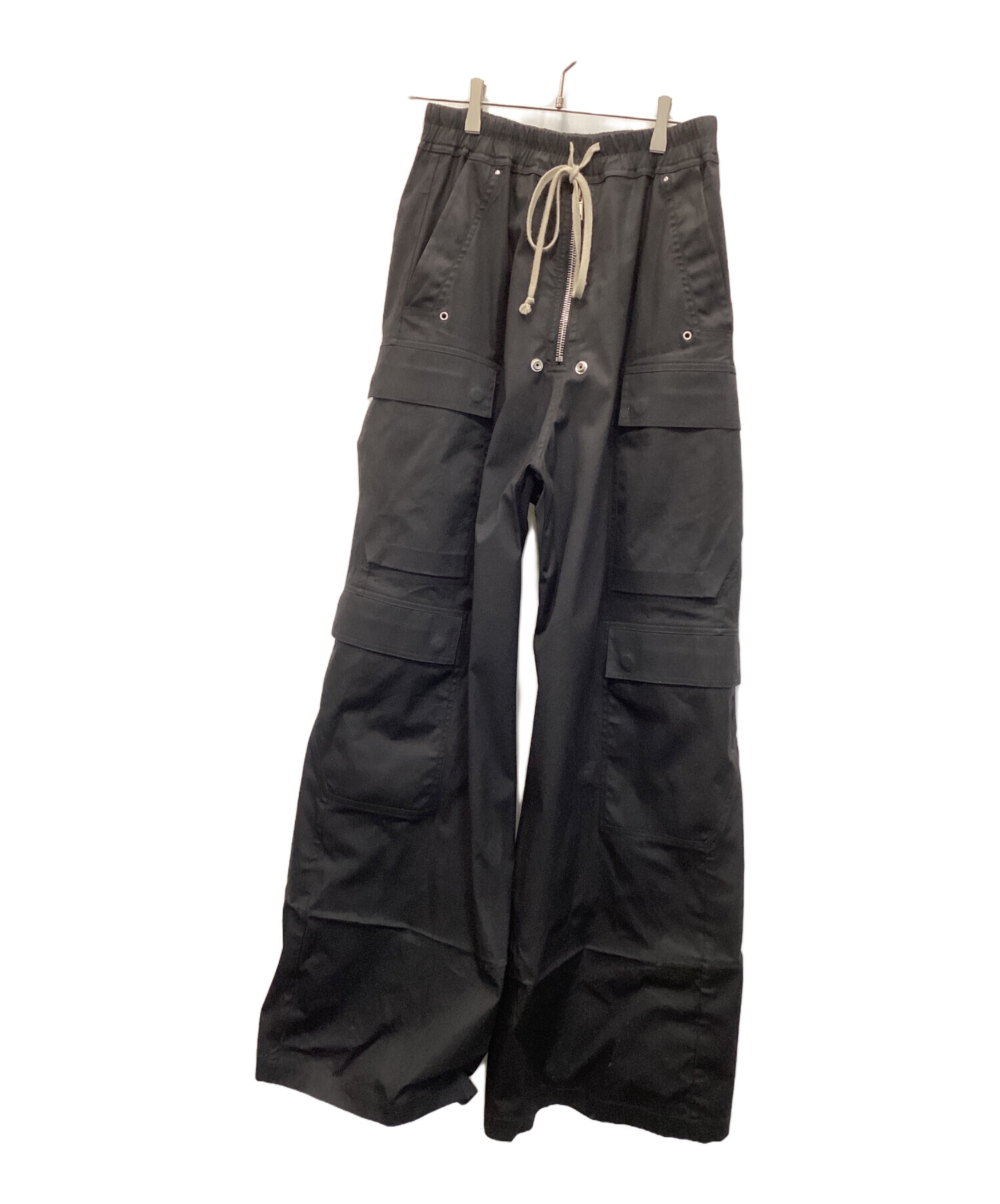 中古・古着通販】RICK OWENS (リックオウエンス) カーゴベラロングパンツ ブラック サイズ:US34｜ブランド・古着通販  トレファク公式【TREFAC FASHION】スマホサイト