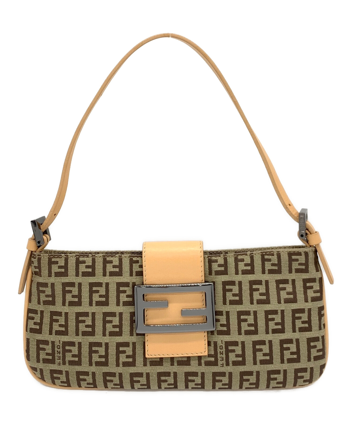 中古・古着通販】FENDI (フェンディ) ハンドバッグ/ミニバッグ カーキ