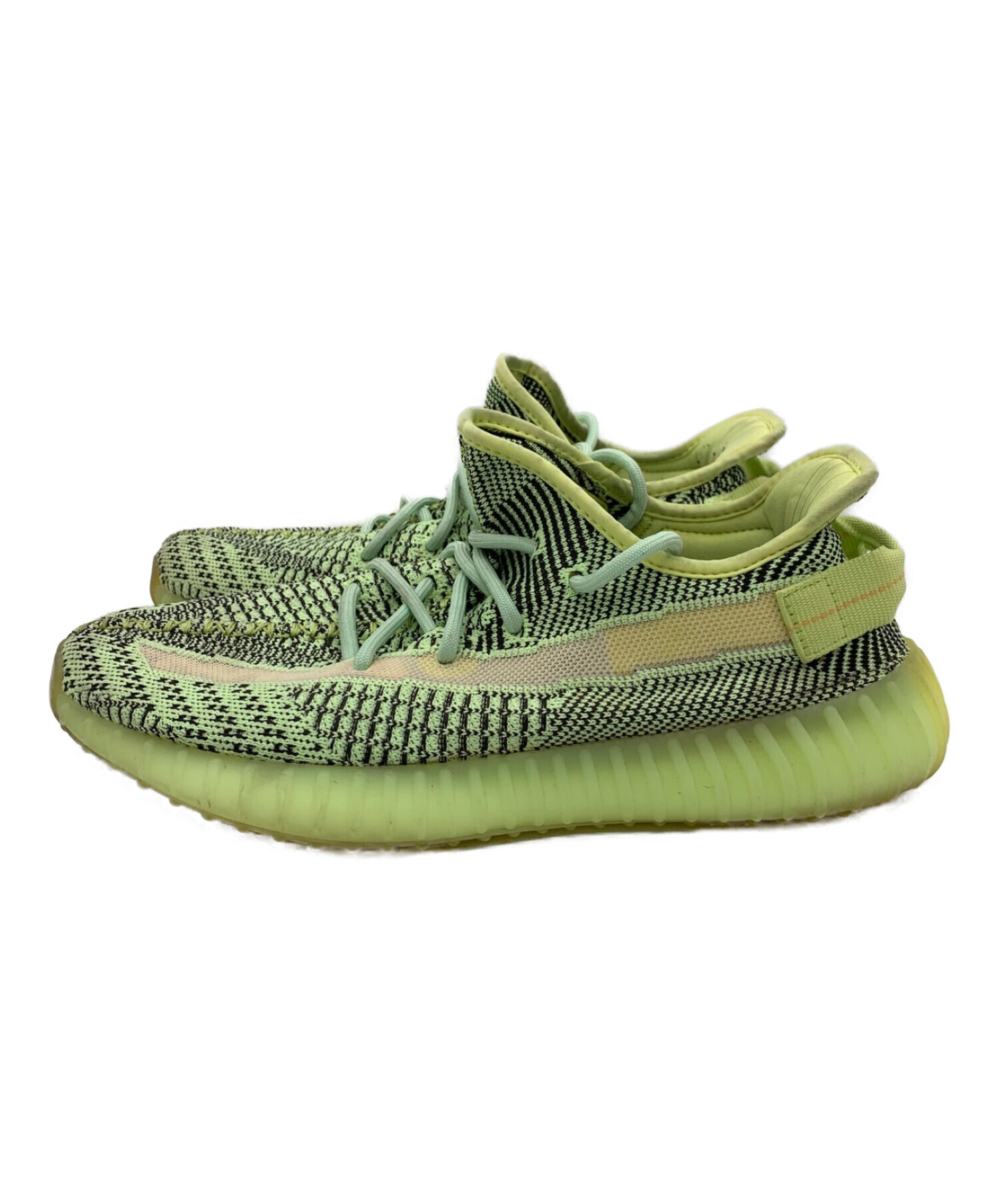 中古・古着通販】adidas (アディダス) YEEZY BOOST350V2 黄緑 サイズ