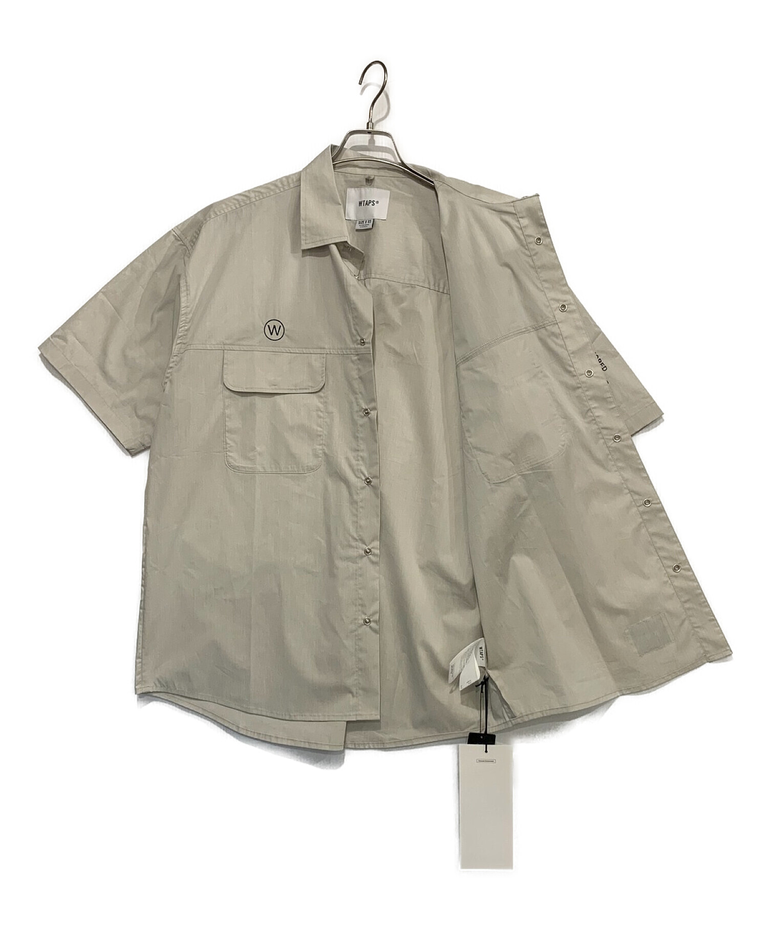 WTAPS LADDER SS CTPL BROADCLOTH GRAY L | localcontent.gov.sl