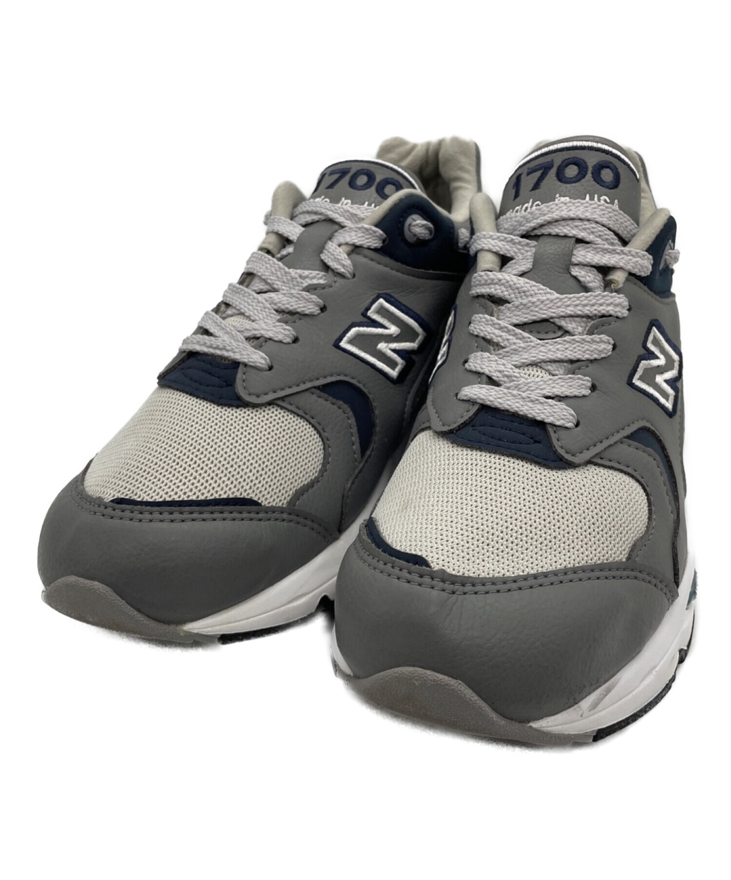 NEW BALANCE (ニューバランス) スニーカー グレー サイズ:26.5cm