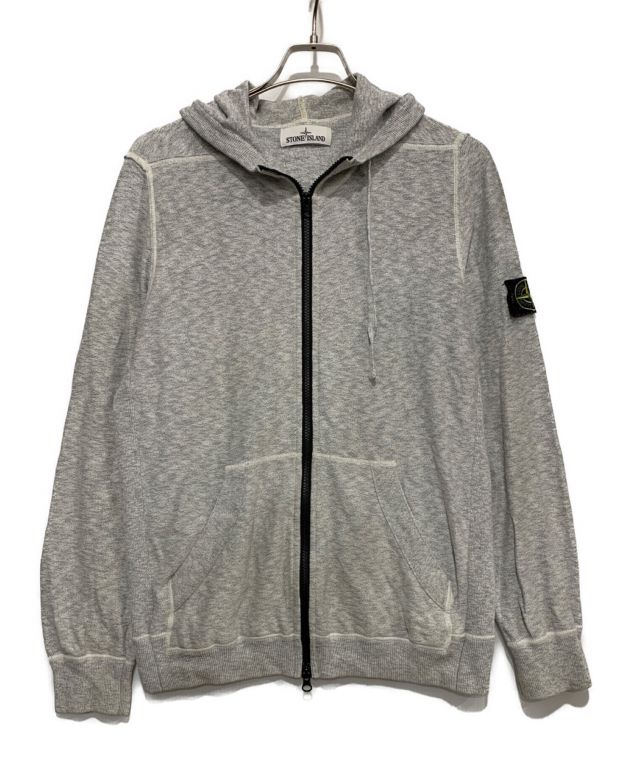 中古・古着通販】STONE ISLAND (ストーンアイランド) ジップパーカー グレー サイズ:L｜ブランド・古着通販 トレファク公式【TREFAC  FASHION】スマホサイト