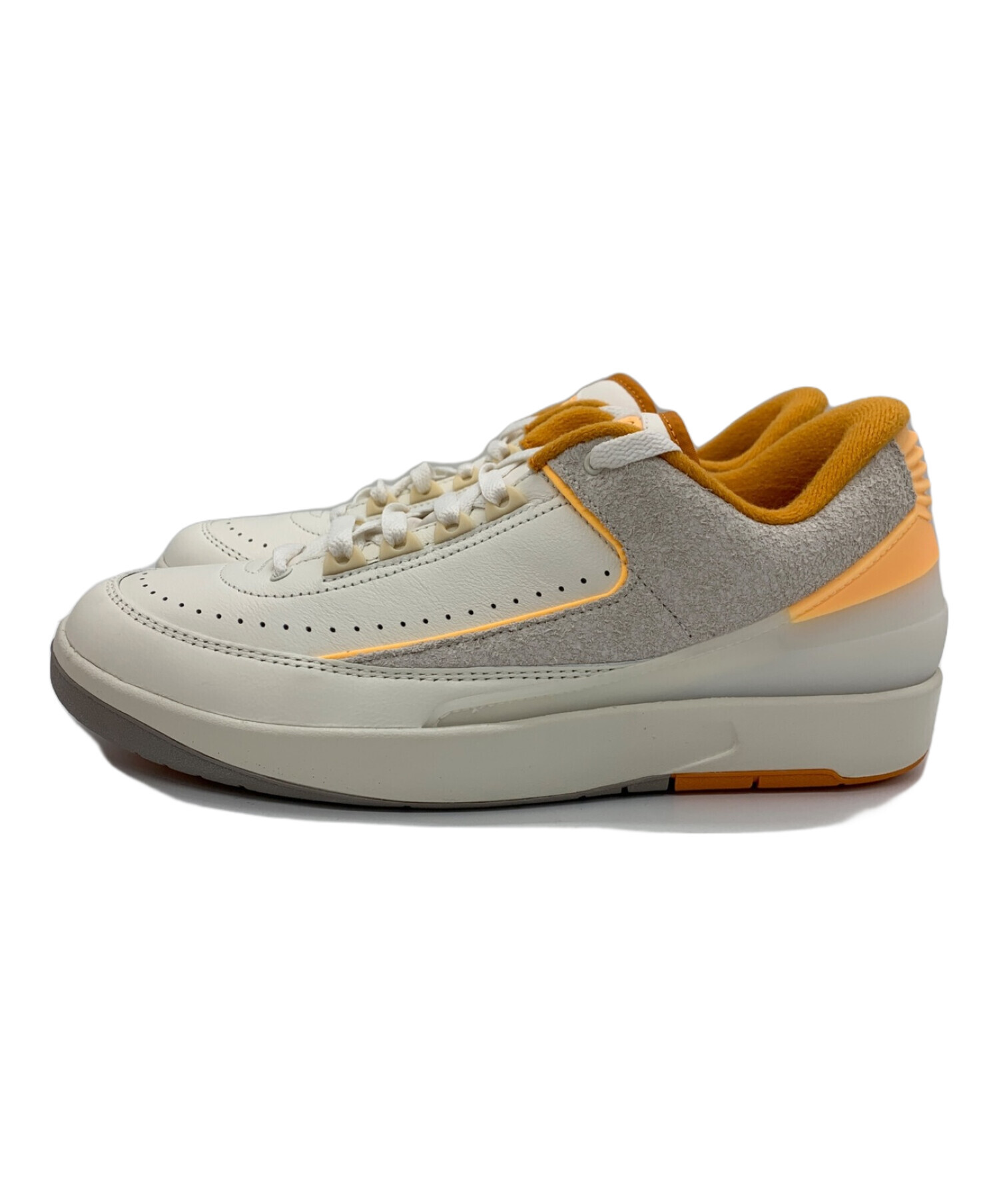 中古・古着通販】NIKE (ナイキ) AIR JORDAN 2 RETRO LOW ホワイト×イエロー サイズ:28㎝｜ブランド・古着通販  トレファク公式【TREFAC FASHION】スマホサイト