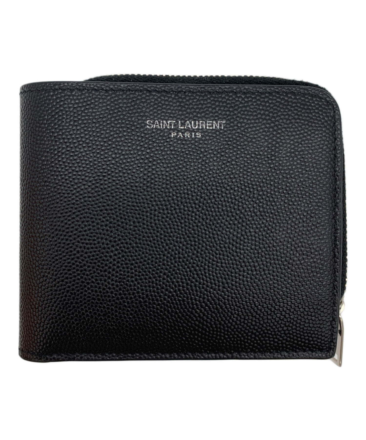 中古・古着通販】Saint Laurent Paris (サンローランパリ) 2つ折りL字ファスナー財布 ブラウン｜ブランド・古着通販  トレファク公式【TREFAC FASHION】スマホサイト