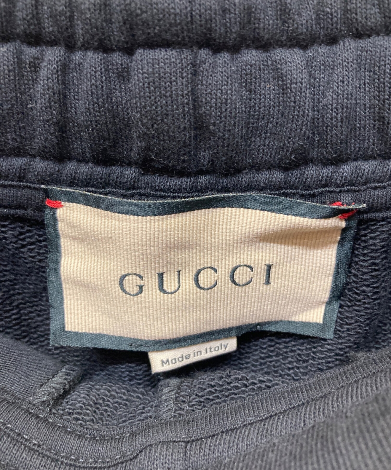 GUCCI (グッチ) スウェットパンツ ブラック サイズ:S