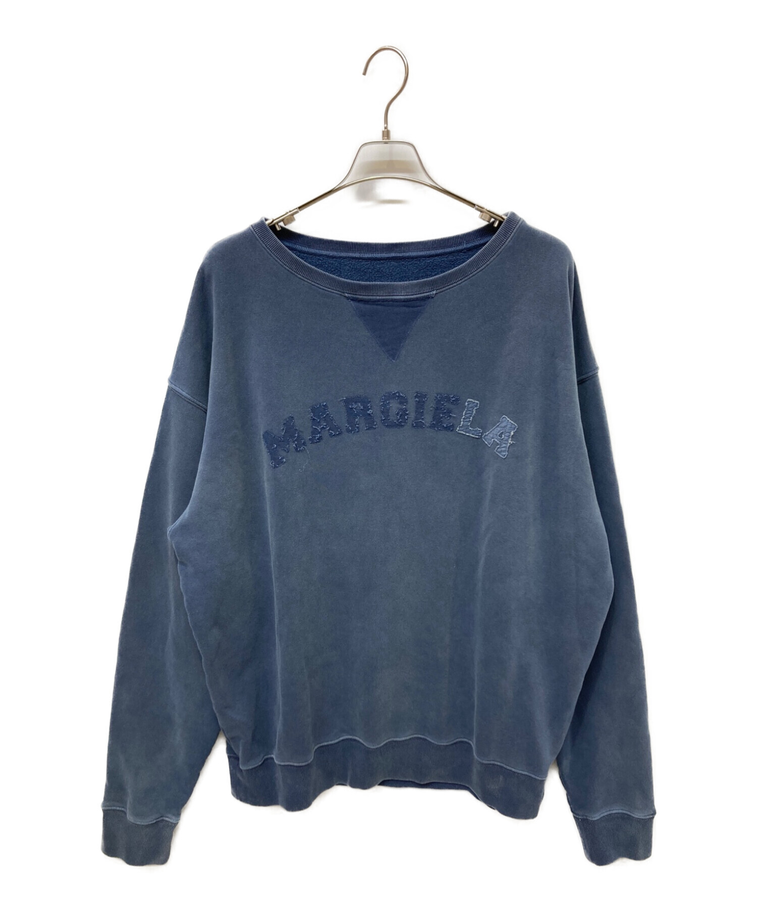 Maison Margiela (メゾンマルジェラ) デストロイドスウェット ブルー サイズ:XXS
