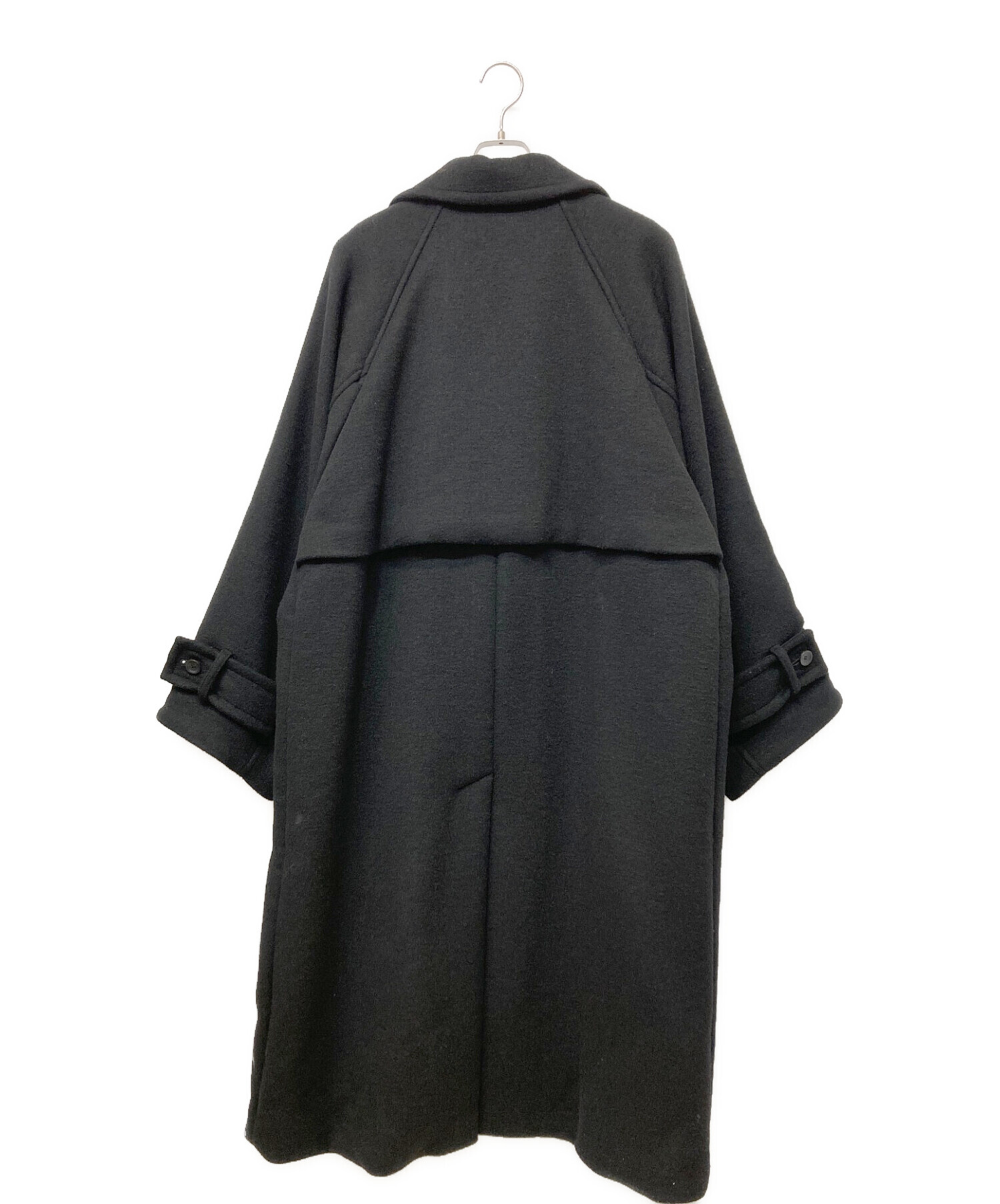 VOAAOV (ヴォアーブ) SOFT WOOL BEAVER LONG COAT ブラック サイズ:1