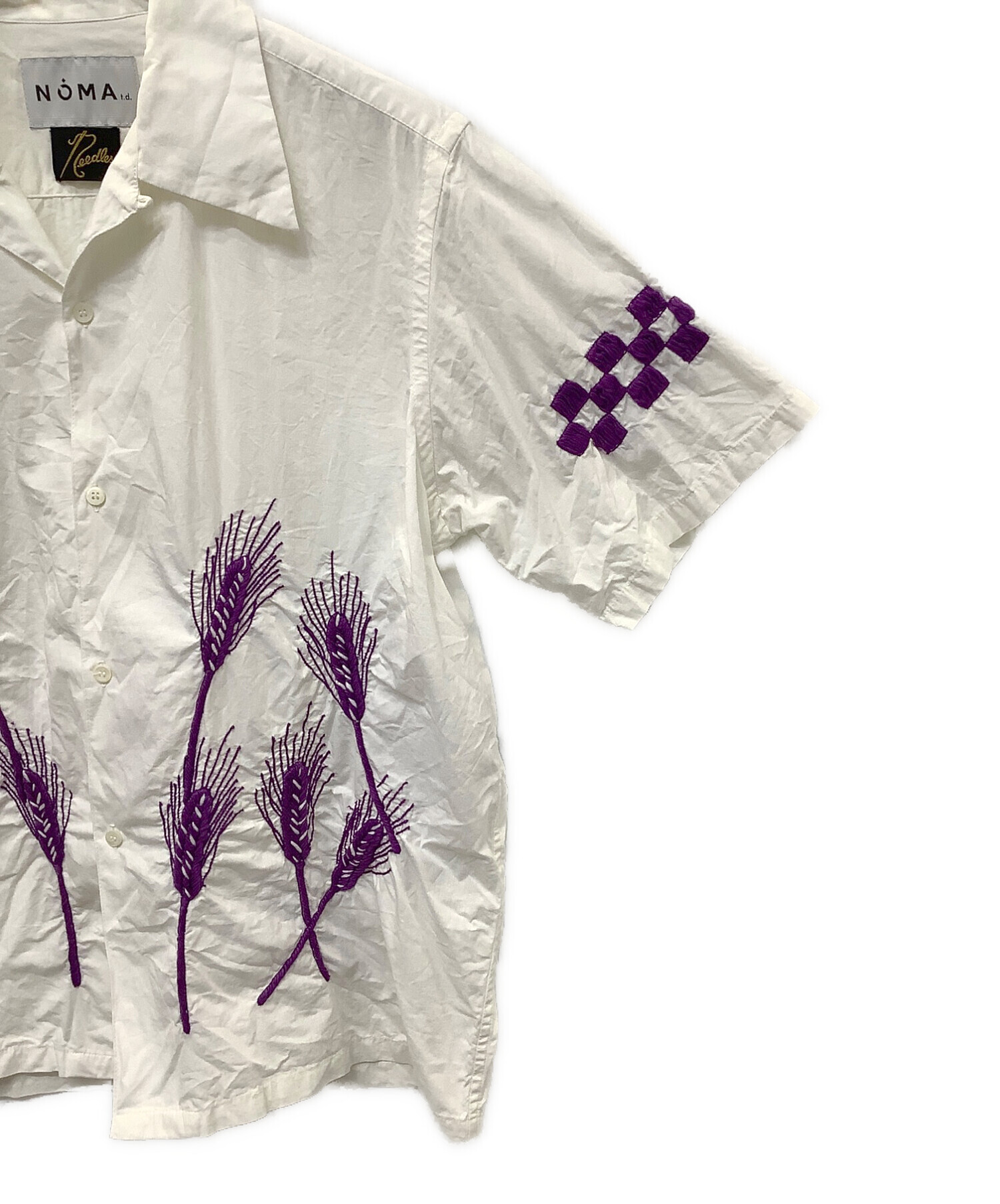新品】Needles × NOMA t.d. コラボ オープンカラーシャツ - シャツ
