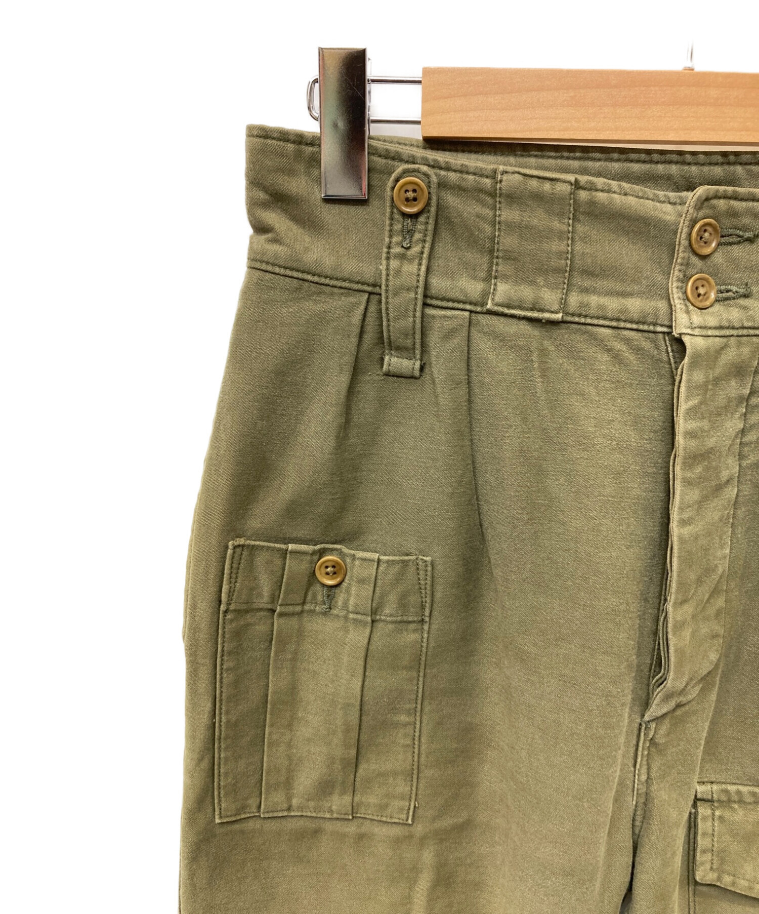 中古・古着通販】NIGEL CABOURN (ナイジェルケーボン) CLASSIC BRITISH ARMY PANT カーキ サイズ:30｜ブランド・古着通販  トレファク公式【TREFAC FASHION】スマホサイト