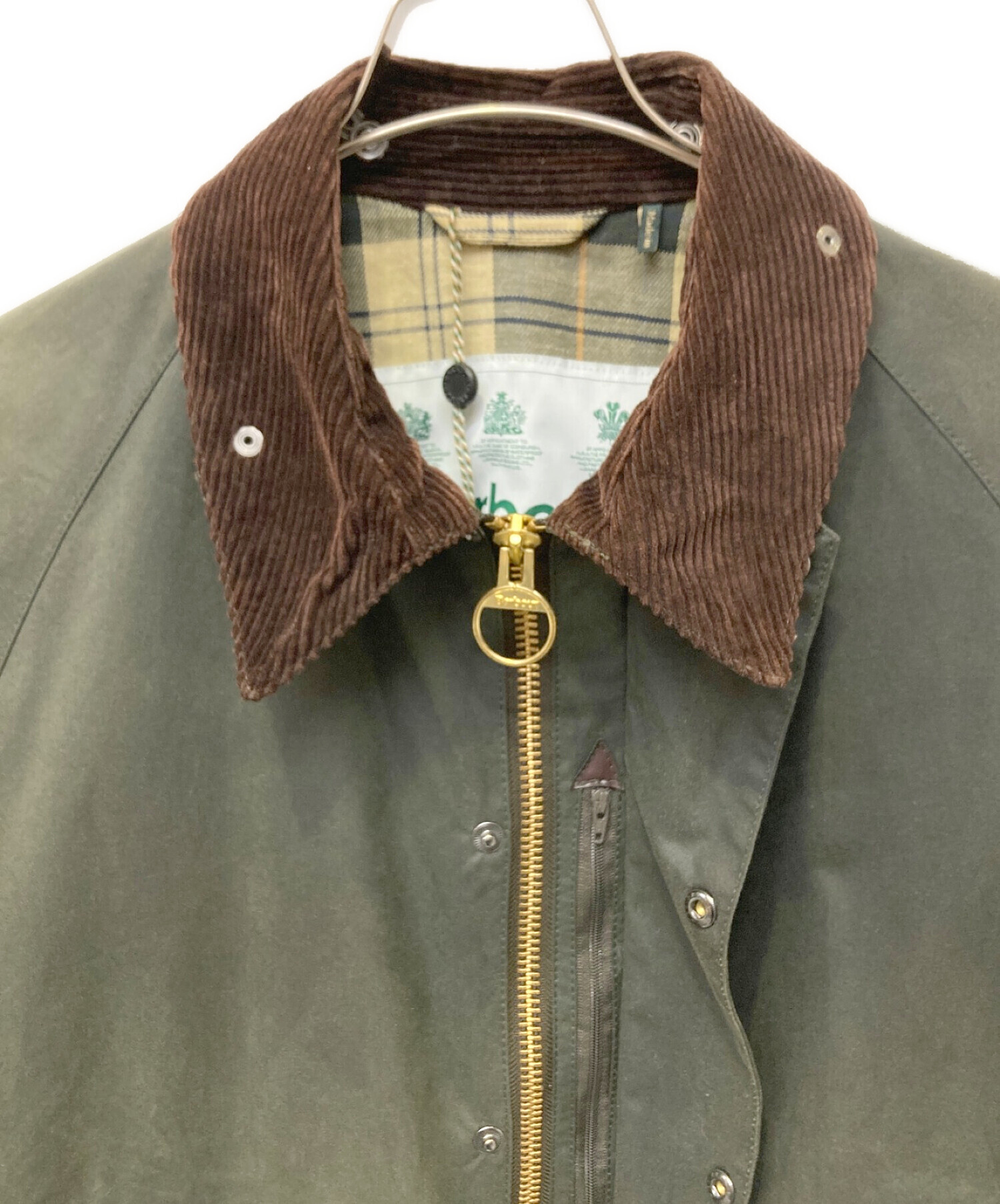 中古・古着通販】Barbour (バブアー) オイルドジャケット カーキ