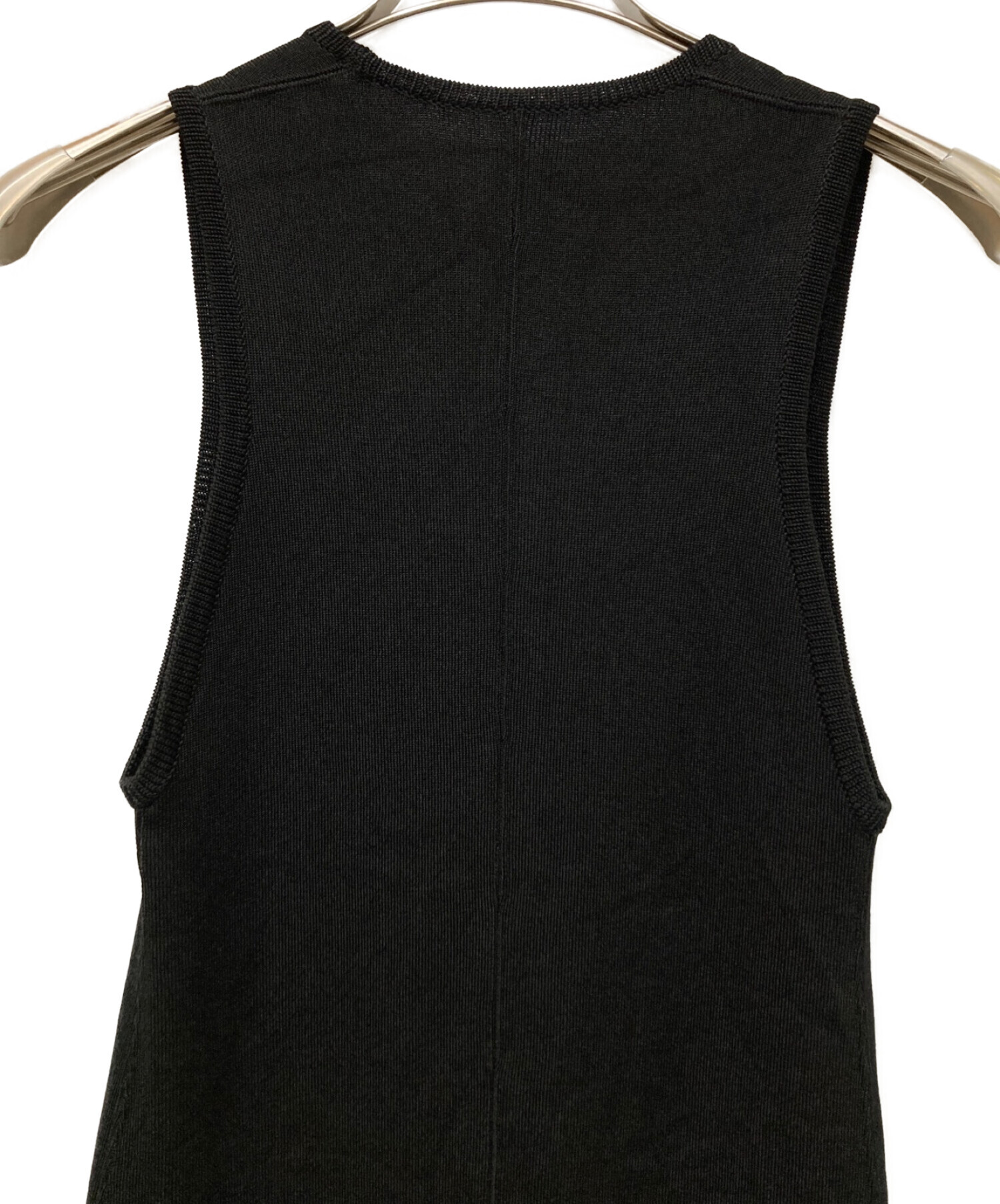 ё BIOTOP Lingerie (ビオトープ) Long Knit Dress ブラック サイズ:1