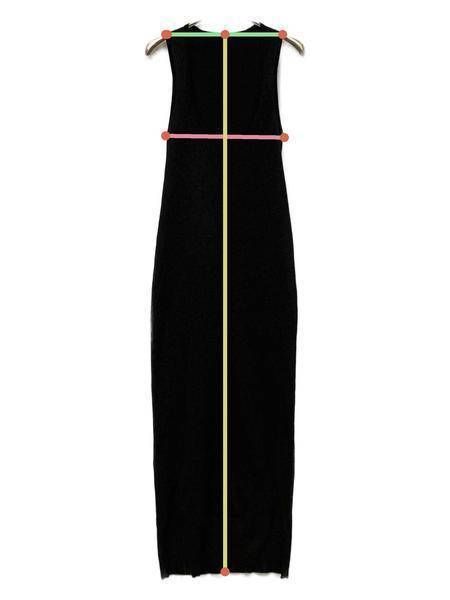 【中古・古着通販】ё BIOTOP Lingerie (ビオトープ) Long Knit Dress 