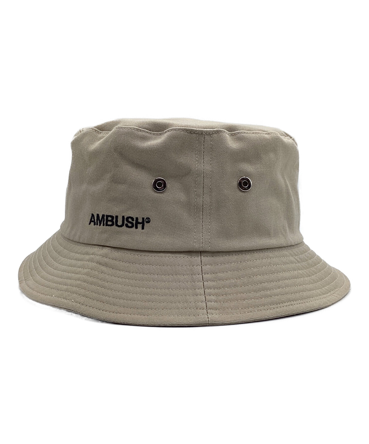 AMBUSH (アンブッシュ) ロゴバケットハット ベージュ サイズ:2 未使用品