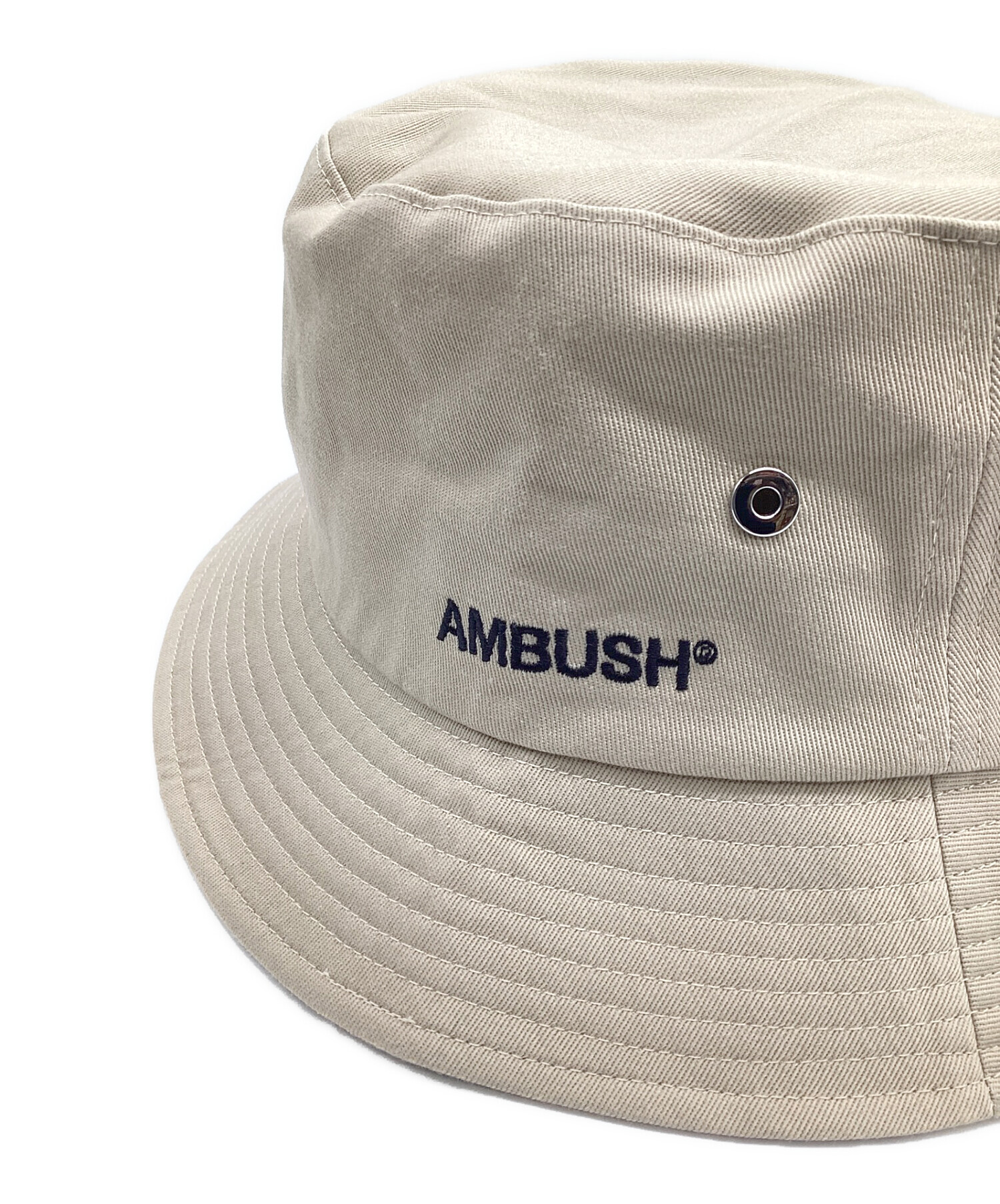 AMBUSH (アンブッシュ) ロゴバケットハット ベージュ サイズ:2 未使用品