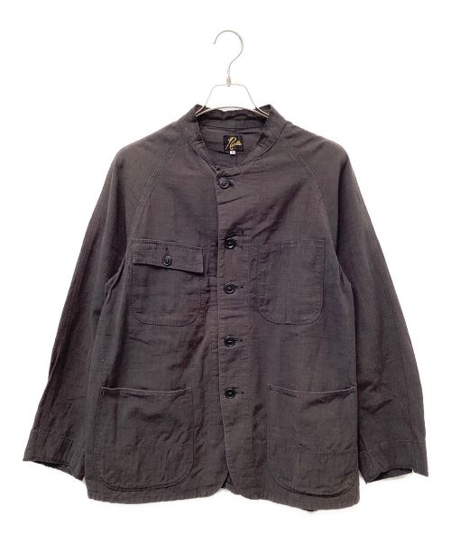 【中古・古着通販】Needles (ニードルズ) Chore Coat-Aizu-Tsumugi ブラック サイズ:S｜ブランド・古着通販  トレファク公式【TREFAC FASHION】スマホサイト