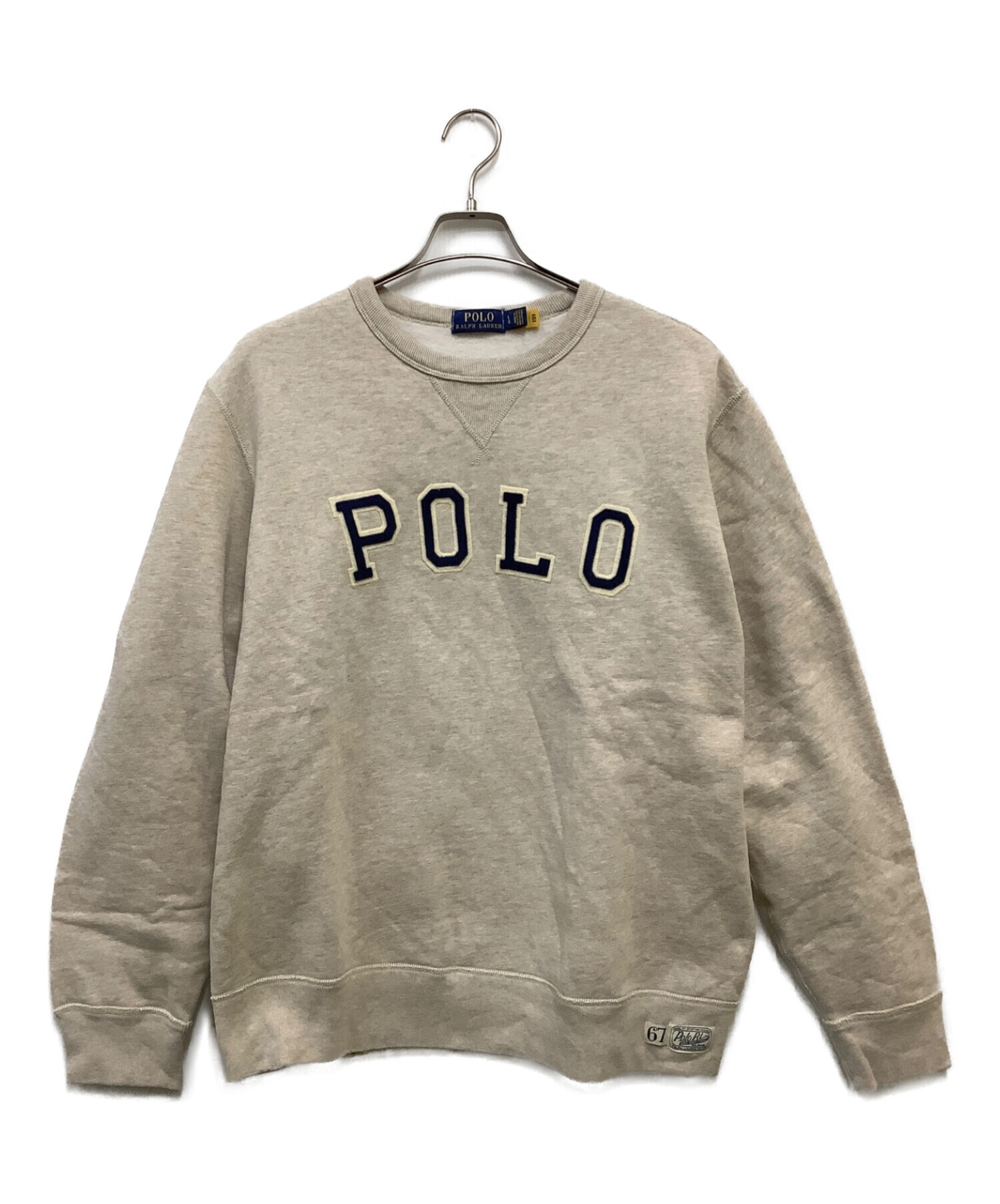 POLO RALPH LAUREN (ポロ・ラルフローレン) スウェット アイボリー サイズ:Ｌ