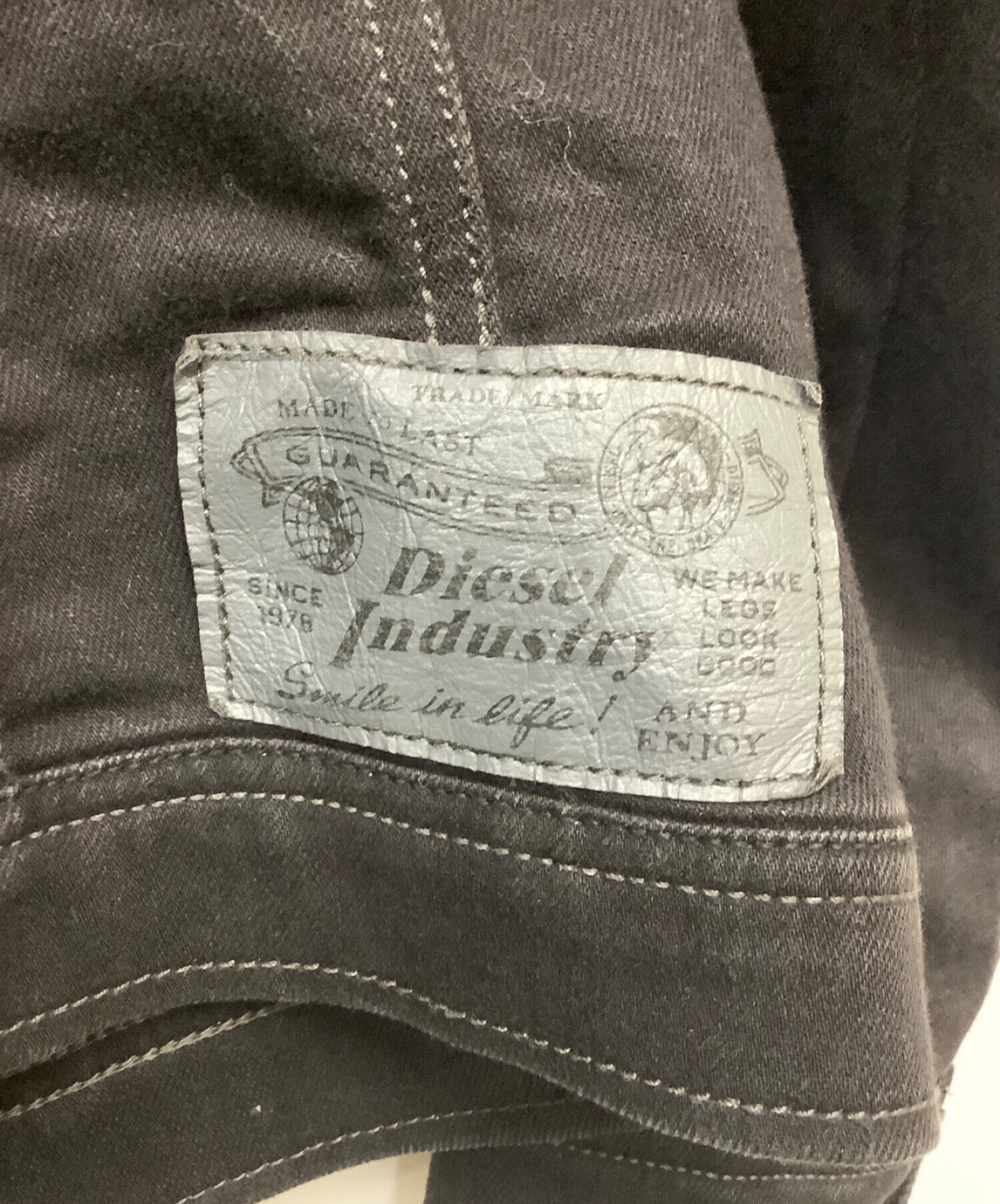 中古・古着通販】DIESEL (ディーゼル) デニムシャツ ブラック サイズ:S