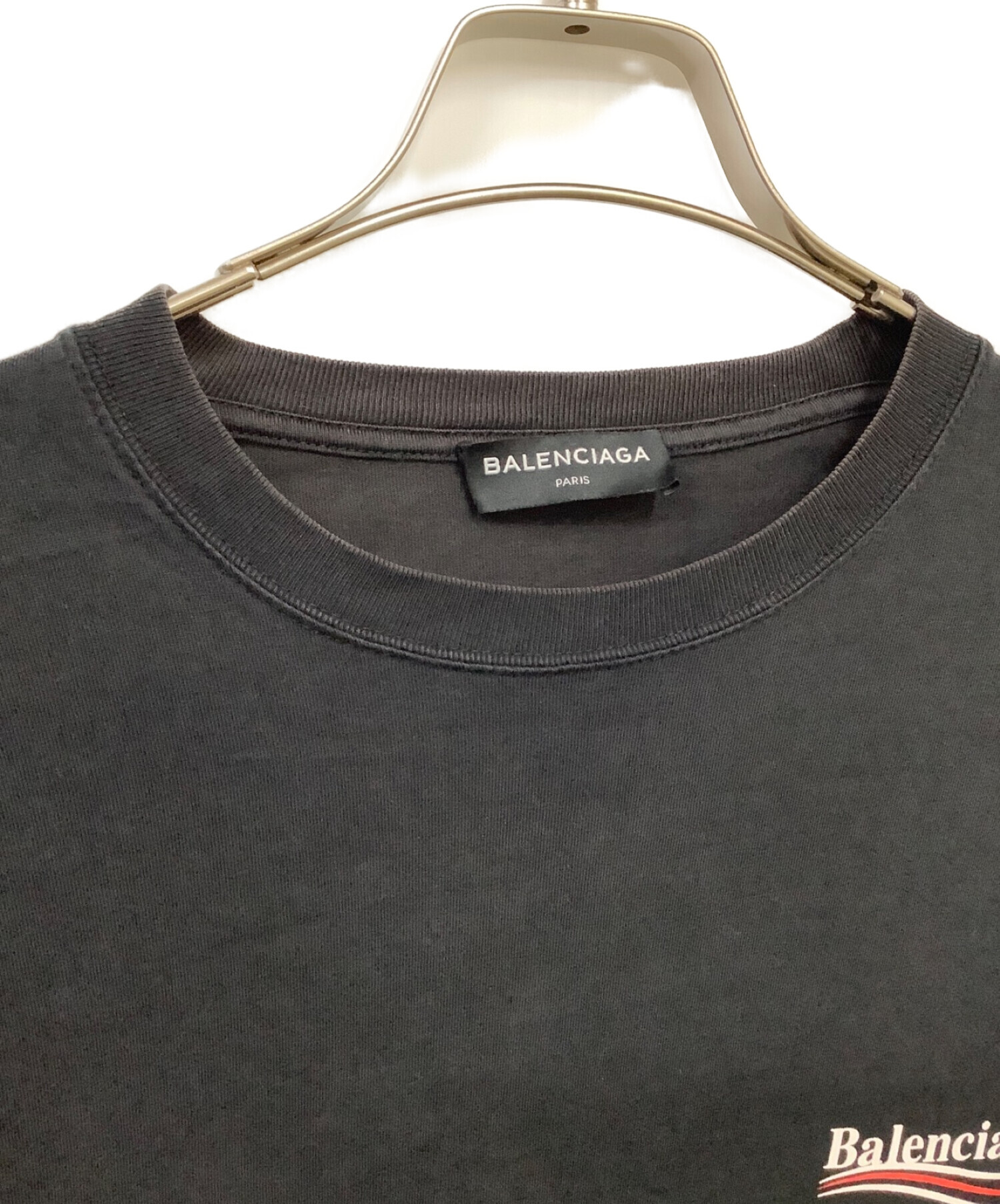 バレンシアガ　キャンペーンロゴTシャツ袖丈半袖