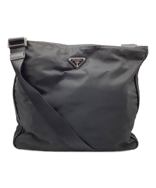 【中古・古着通販】PRADA (プラダ) ショルダーバッグ ブラック 