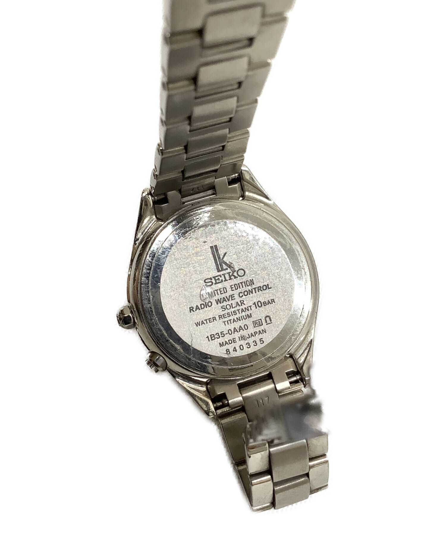 美品 SEIKO LUKIA ルキア 1B35-0AF0 電波ソーラー 腕時計 - 時計