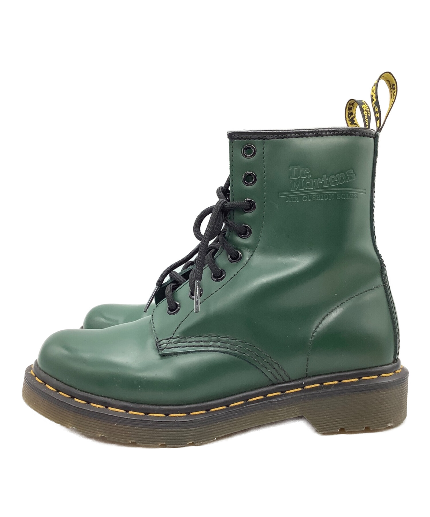 Dr.Martens (ドクターマーチン) 8ホールブーツ グリーン×ブラック サイズ:UK 4