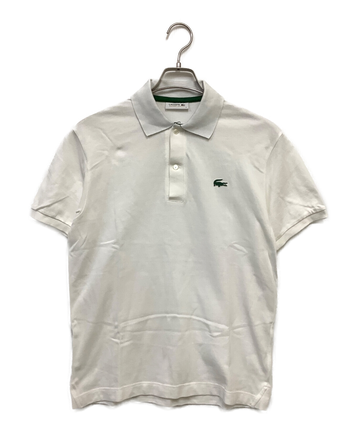 LACOSTE (ラコステ) ポロシャツ ホワイト サイズ:SIZE 3