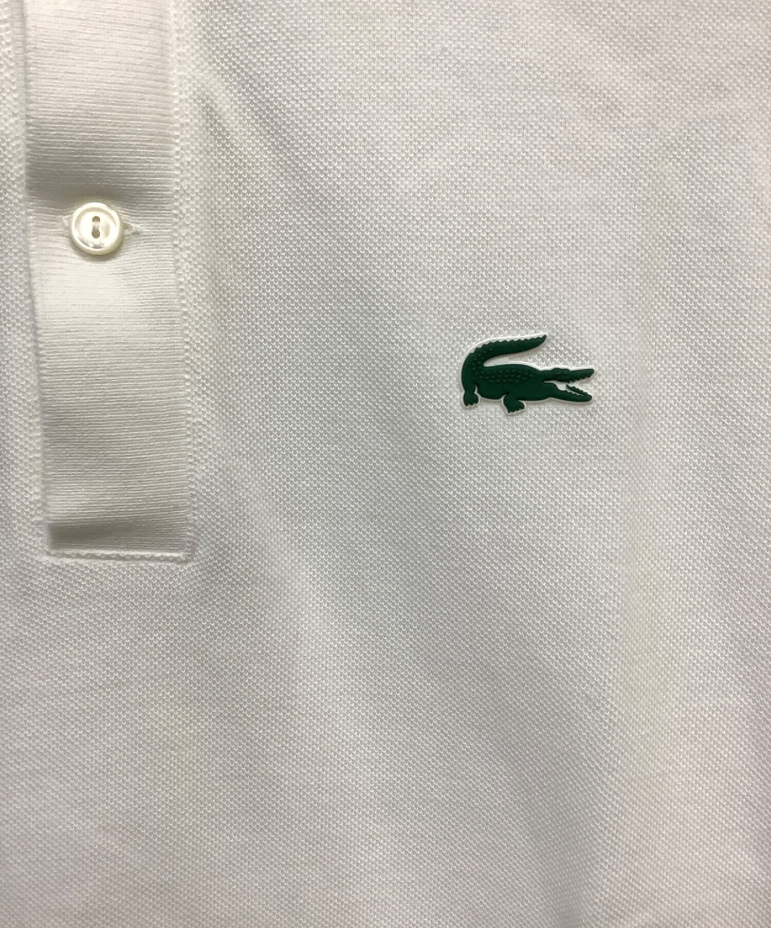 LACOSTE (ラコステ) ポロシャツ ホワイト サイズ:SIZE 3