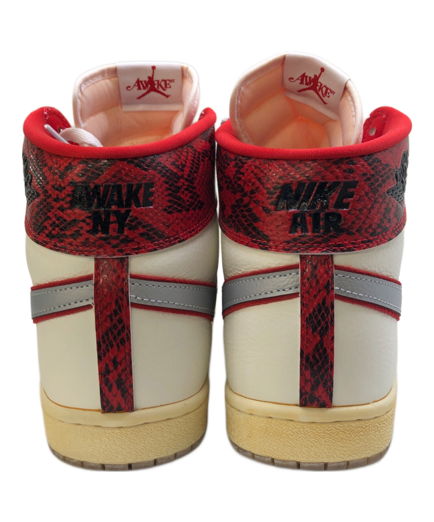 中古・古着通販】Nike Jordan Air Ship (ナイキジョーダン エア シップ) AWAKE NY (アウェイク ニューヨーク)  ハイカットスニーカー ホワイト×レッド サイズ:31｜ブランド・古着通販 トレファク公式【TREFAC FASHION】スマホサイト