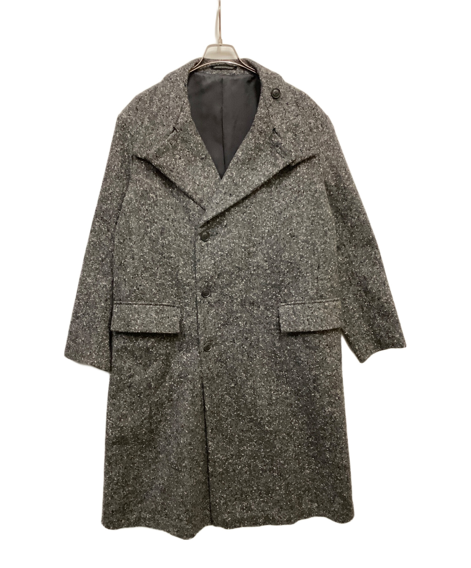 中古・古着通販】Yohji Yamamoto pour homme (ヨウジヤマモト プールオム) セミダブルスタンドコート グレー  サイズ:2｜ブランド・古着通販 トレファク公式【TREFAC FASHION】スマホサイト