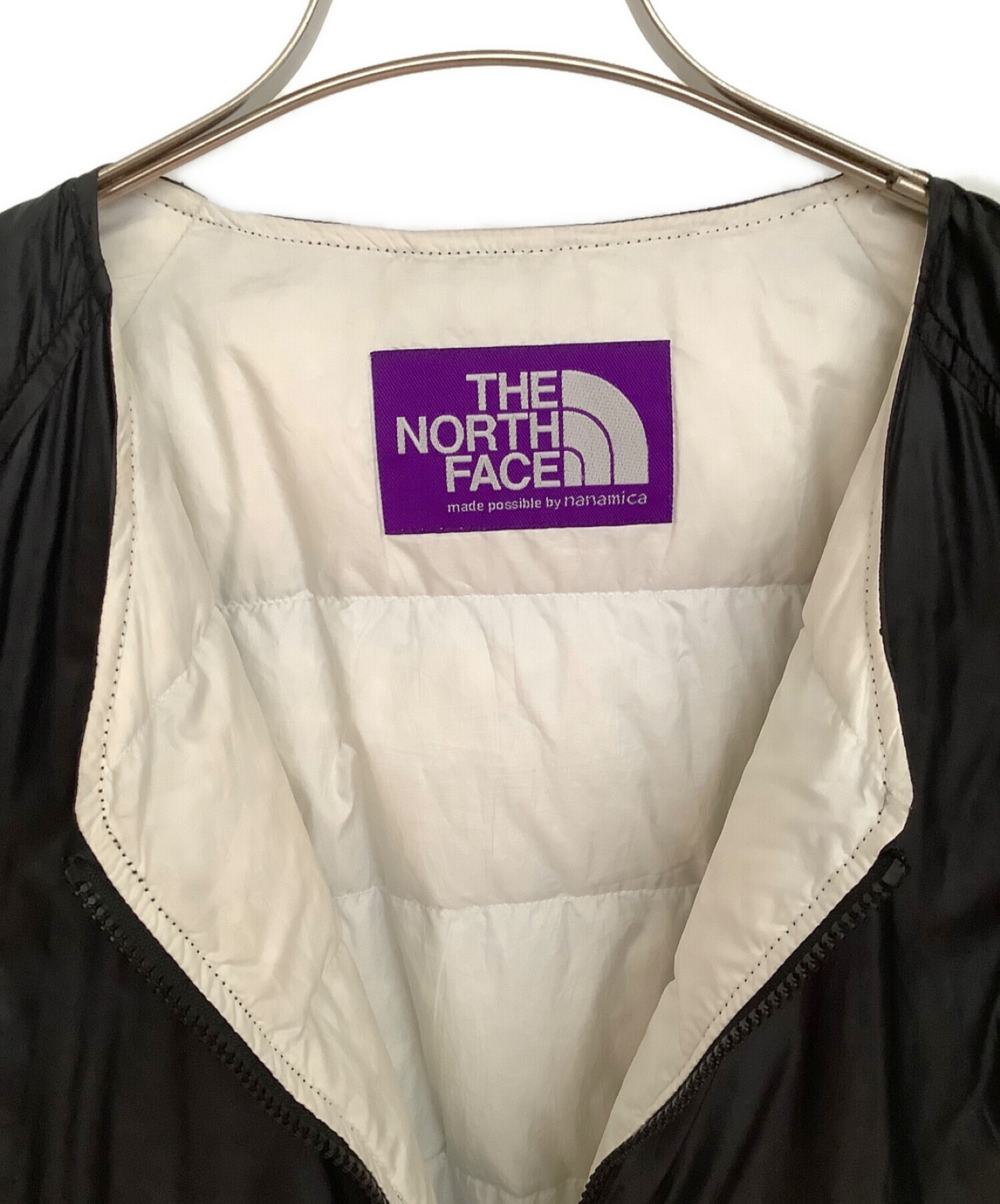 中古・古着通販】THE NORTHFACE PURPLELABEL (ザ・ノースフェイス パープルレーベル) リバーシブルダウンカーディガン ブラック  サイズ:M｜ブランド・古着通販 トレファク公式【TREFAC FASHION】スマホサイト