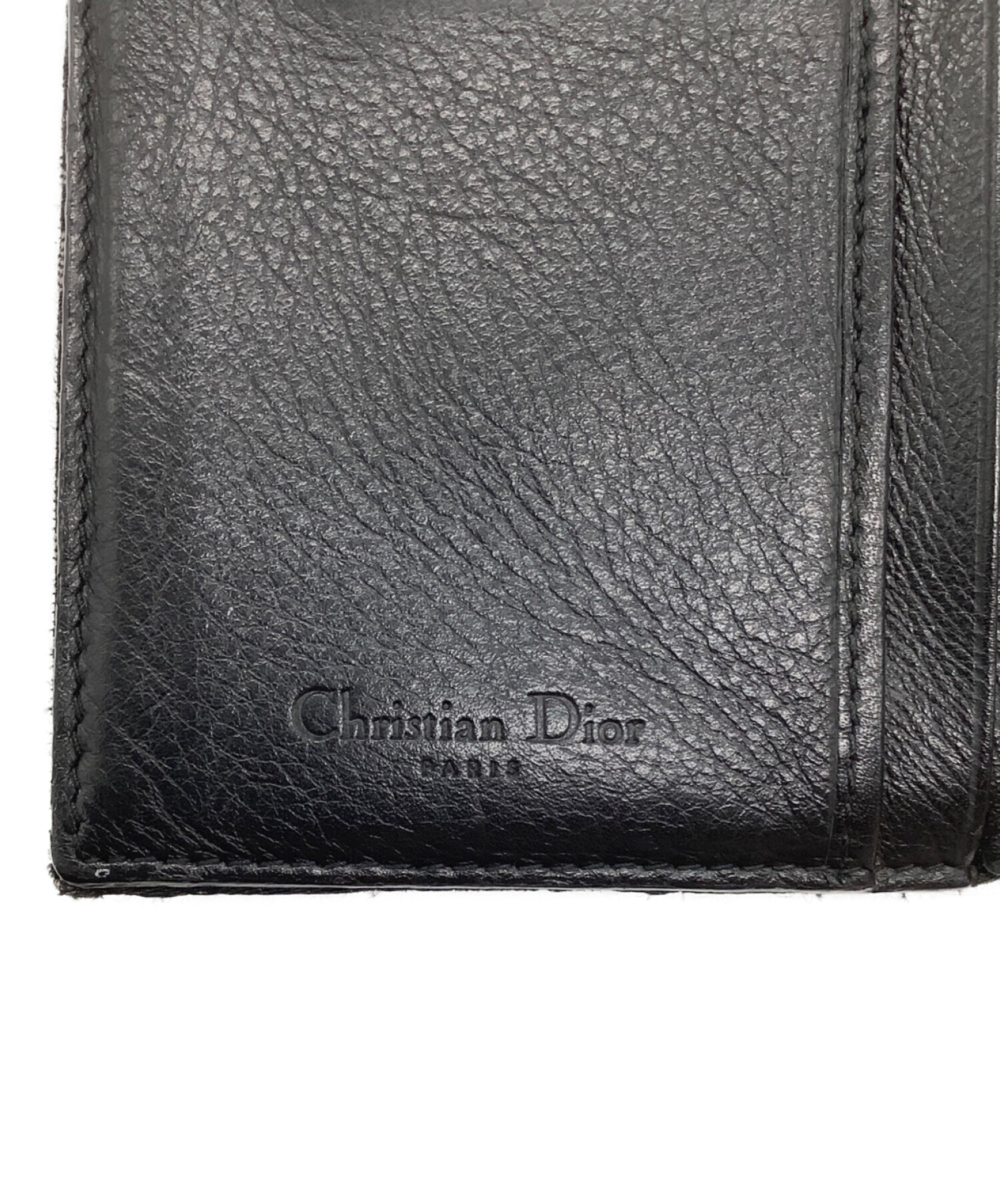 中古・古着通販】Christian Dior (クリスチャン ディオール) 3つ折り財布 ブラック｜ブランド・古着通販 トレファク公式【TREFAC  FASHION】スマホサイト