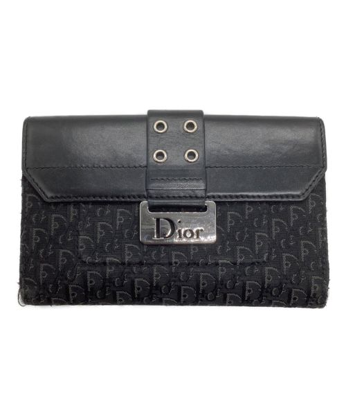 【中古・古着通販】Christian Dior (クリスチャン ディオール) 3つ折り財布 ブラック｜ブランド・古着通販 トレファク公式【TREFAC  FASHION】スマホサイト