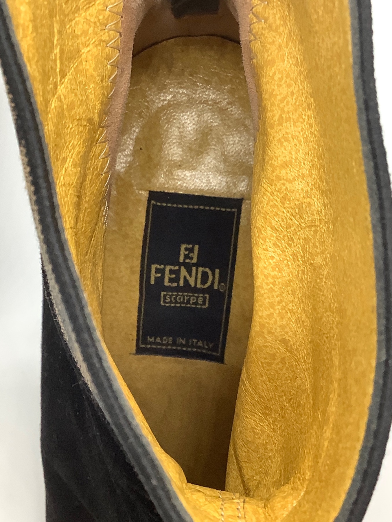 中古・古着通販】FENDI (フェンディ) ショートブーツ ブラック サイズ