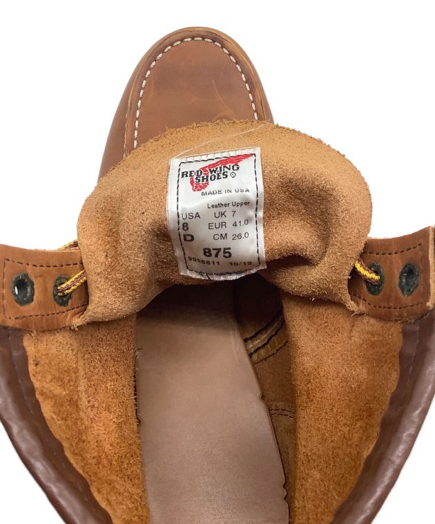 中古・古着通販】RED WING (レッドウィング) 6インチブーツ ブラウン ...