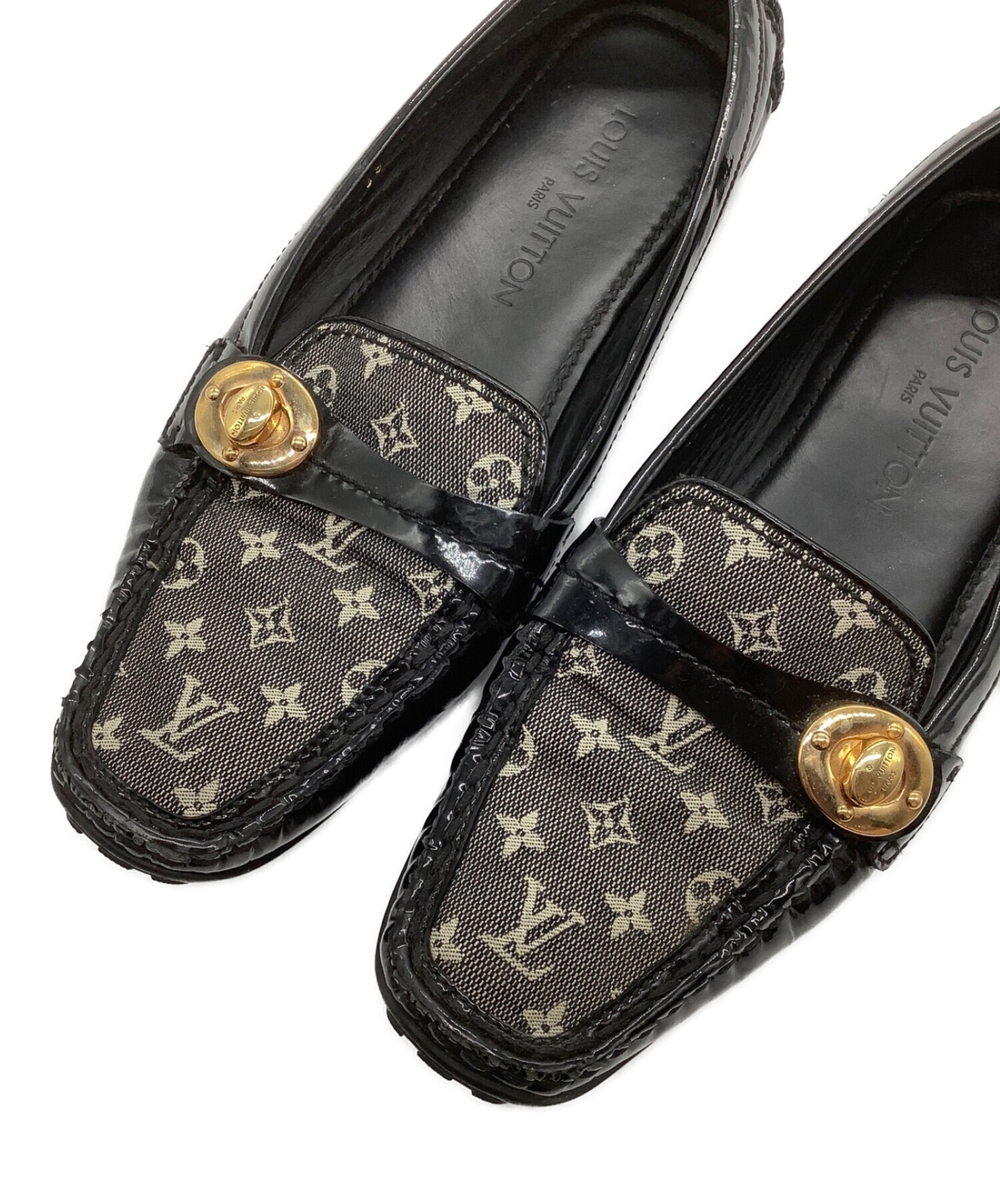 中古・古着通販】LOUIS VUITTON (ルイ ヴィトン) ローファー ブラック