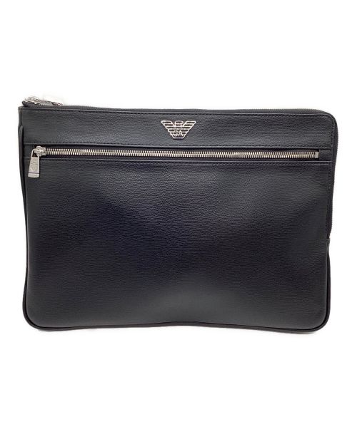 中古・古着通販】EMPORIO ARMANI (エンポリオアルマーニ) クラッチバッグ ブラック 未使用品｜ブランド・古着通販  トレファク公式【TREFAC FASHION】スマホサイト