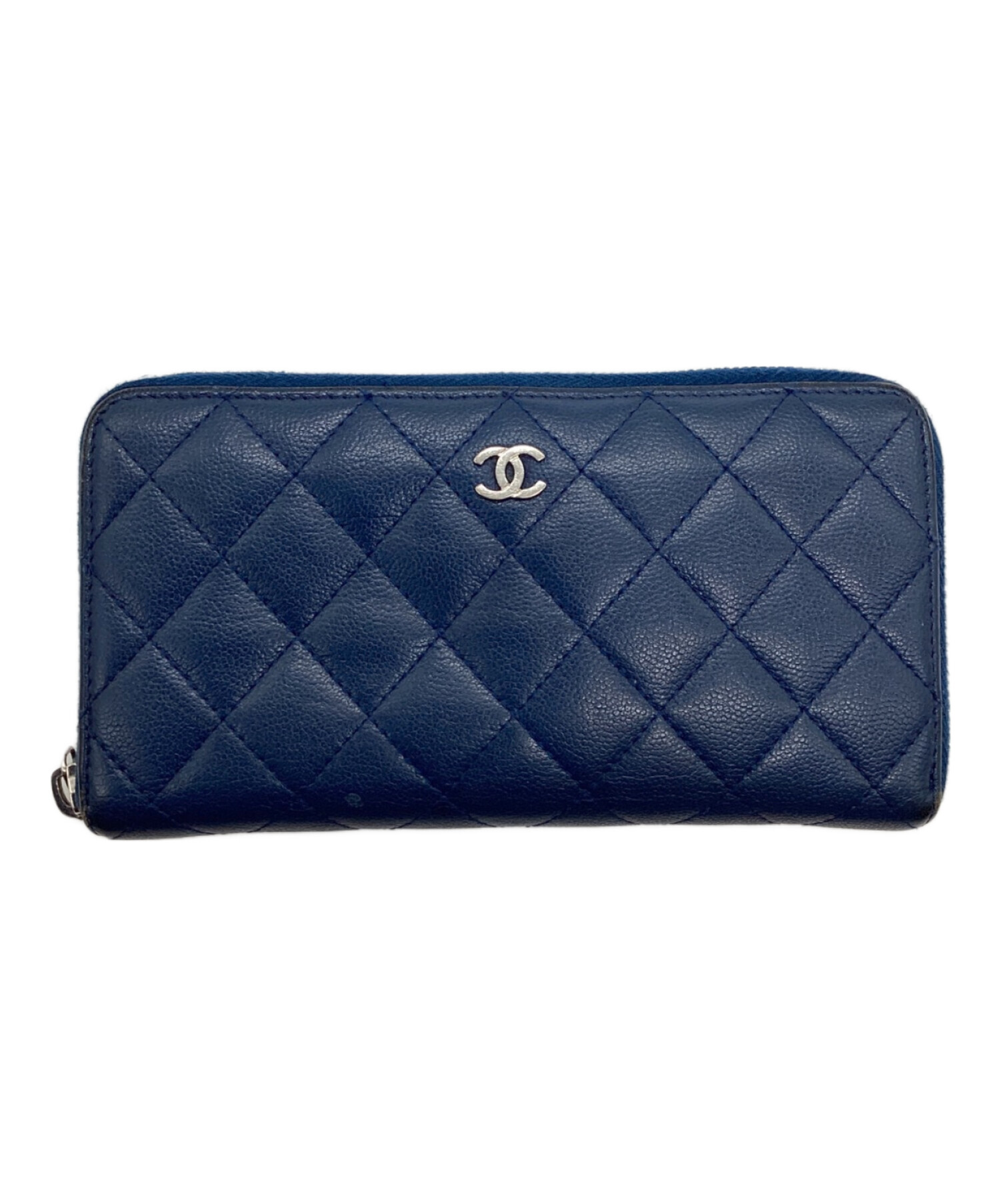 中古・古着通販】CHANEL (シャネル) 長財布 ブルー｜ブランド・古着通販 トレファク公式【TREFAC FASHION】スマホサイト