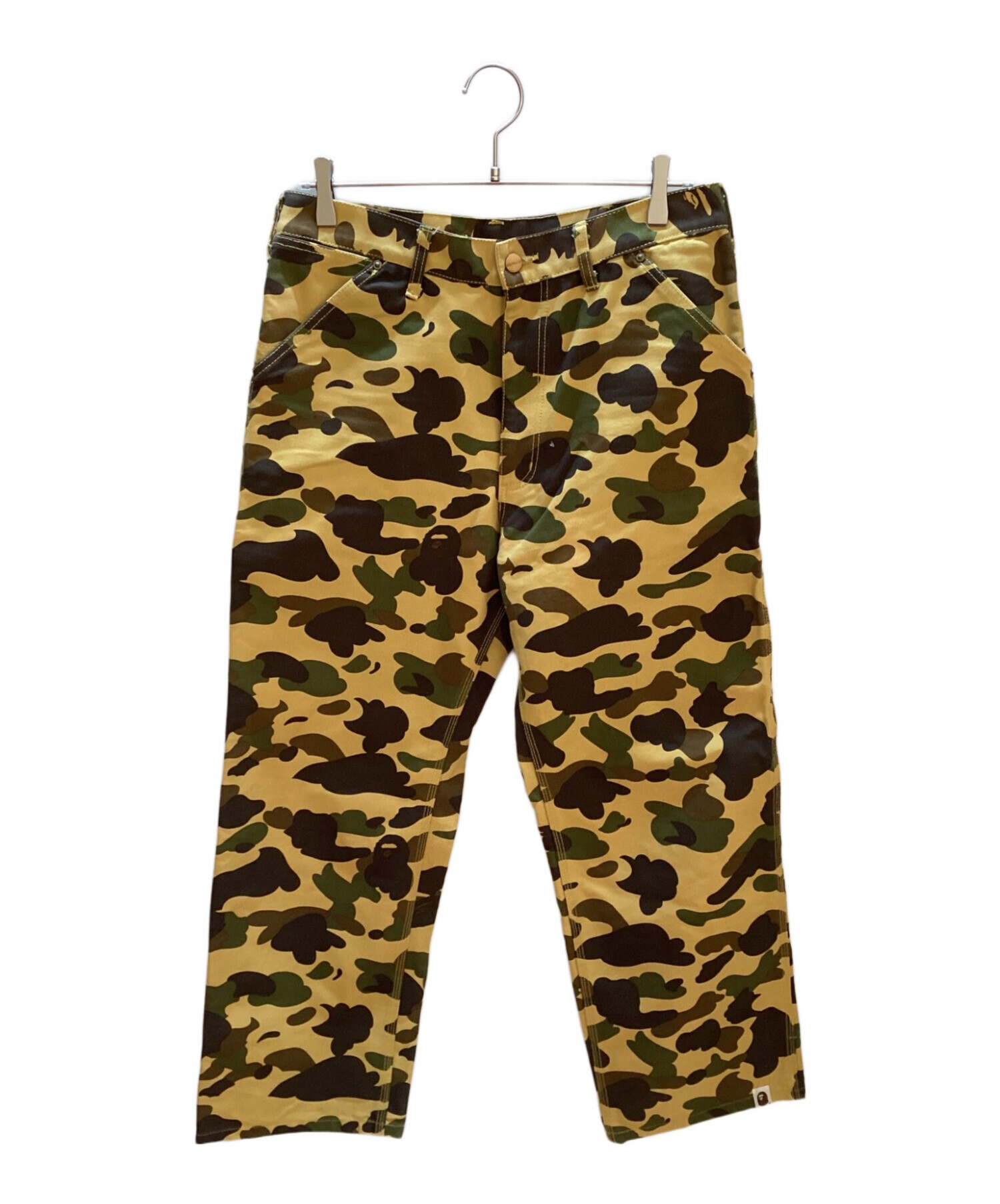 CarHartt (カーハート) A BATHING APE (アベイシングエイプ) SINGLE KNEE PANT ブラウン×オリーブ サイズ:M