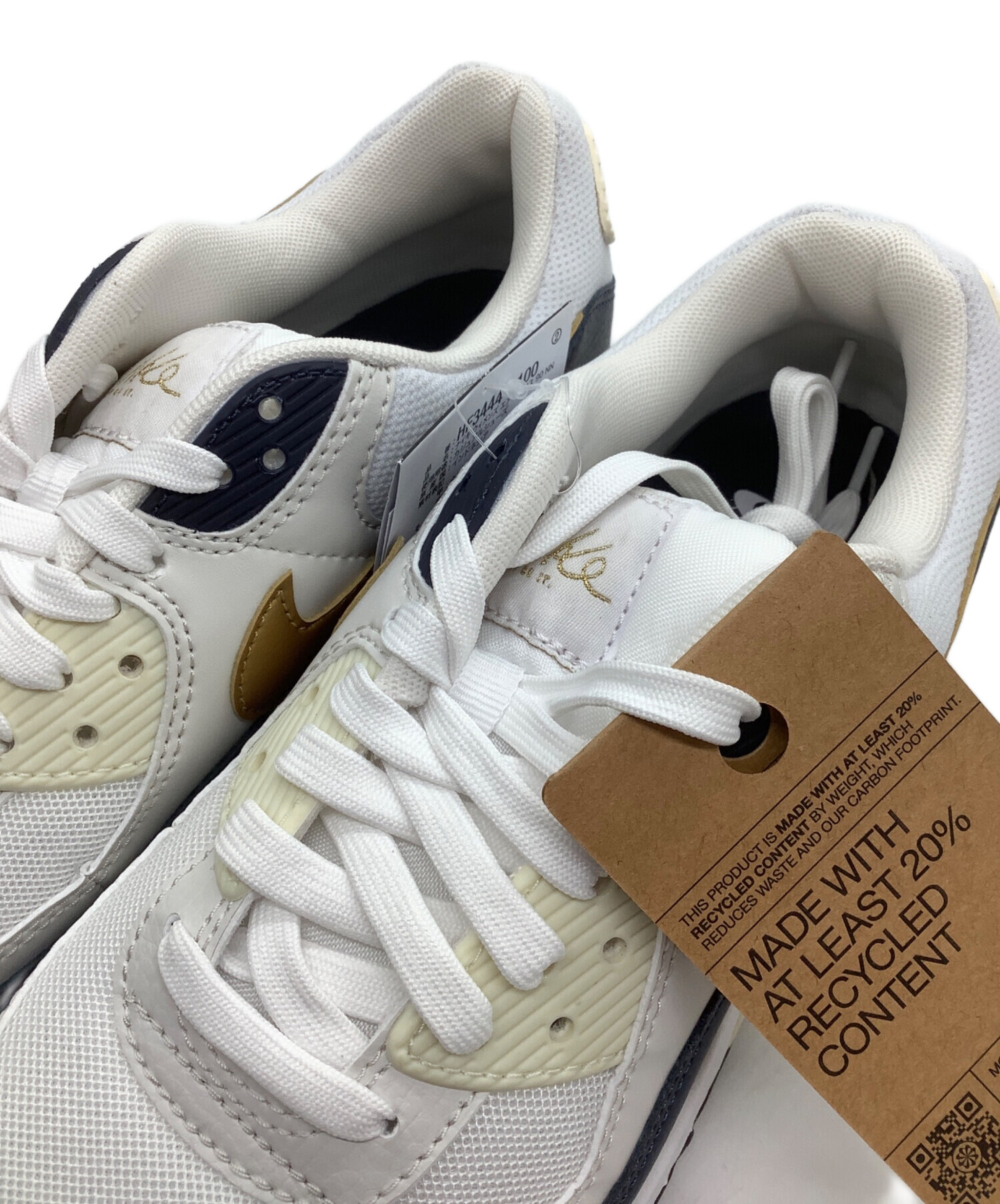 中古・古着通販】NIKE (ナイキ) エア マックス 90 ネクスト ネイチャー ネイビー×ホワイト サイズ:25cm 未使用品｜ブランド・古着通販  トレファク公式【TREFAC FASHION】スマホサイト