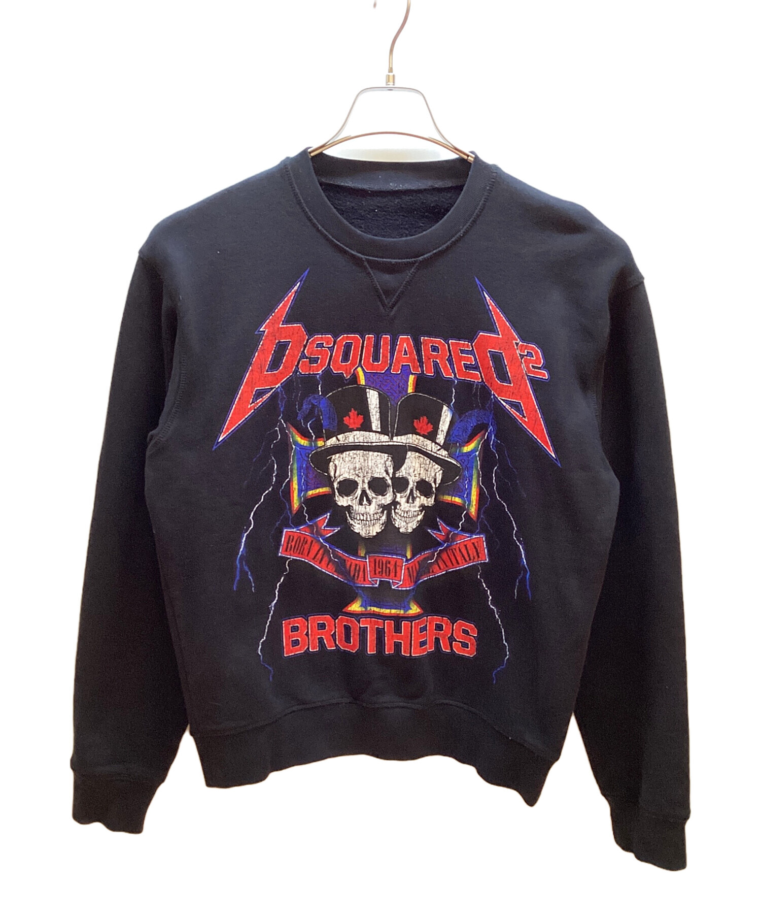 中古・古着通販】DSQUARED2 (ディースクエアード) スウェット ブラック サイズ:M｜ブランド・古着通販 トレファク公式【TREFAC  FASHION】スマホサイト