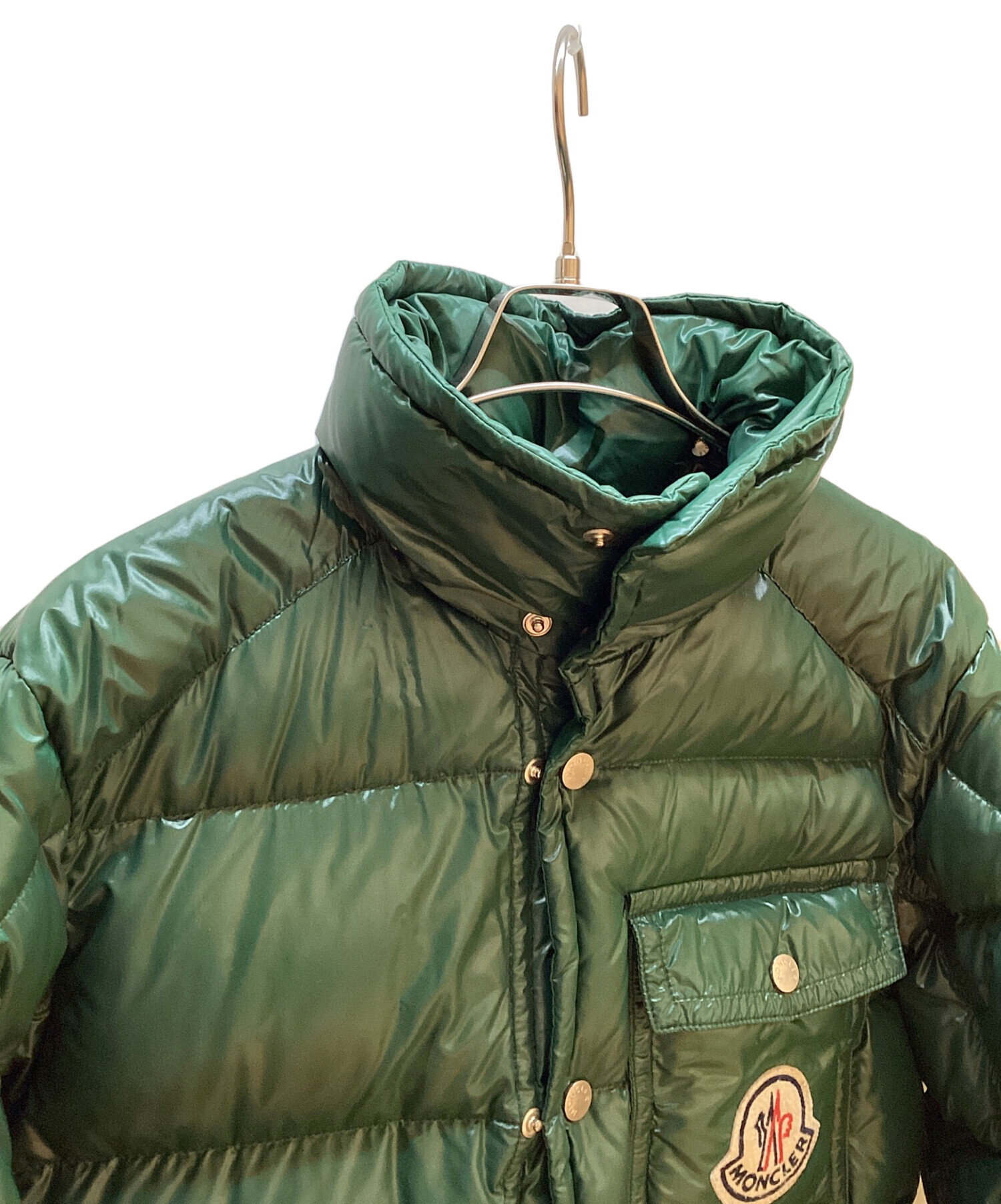 中古・古着通販】MONCLER (モンクレール) ダウンジャケット グリーン サイズ:S｜ブランド・古着通販 トレファク公式【TREFAC  FASHION】スマホサイト