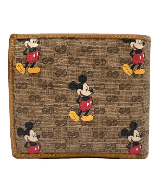 中古・古着通販】GUCCI (グッチ) DISNEY (ディズニー) GUCCI×DISNEY 2つ折り財布 ブラウン｜ブランド・古着通販  トレファク公式【TREFAC FASHION】スマホサイト