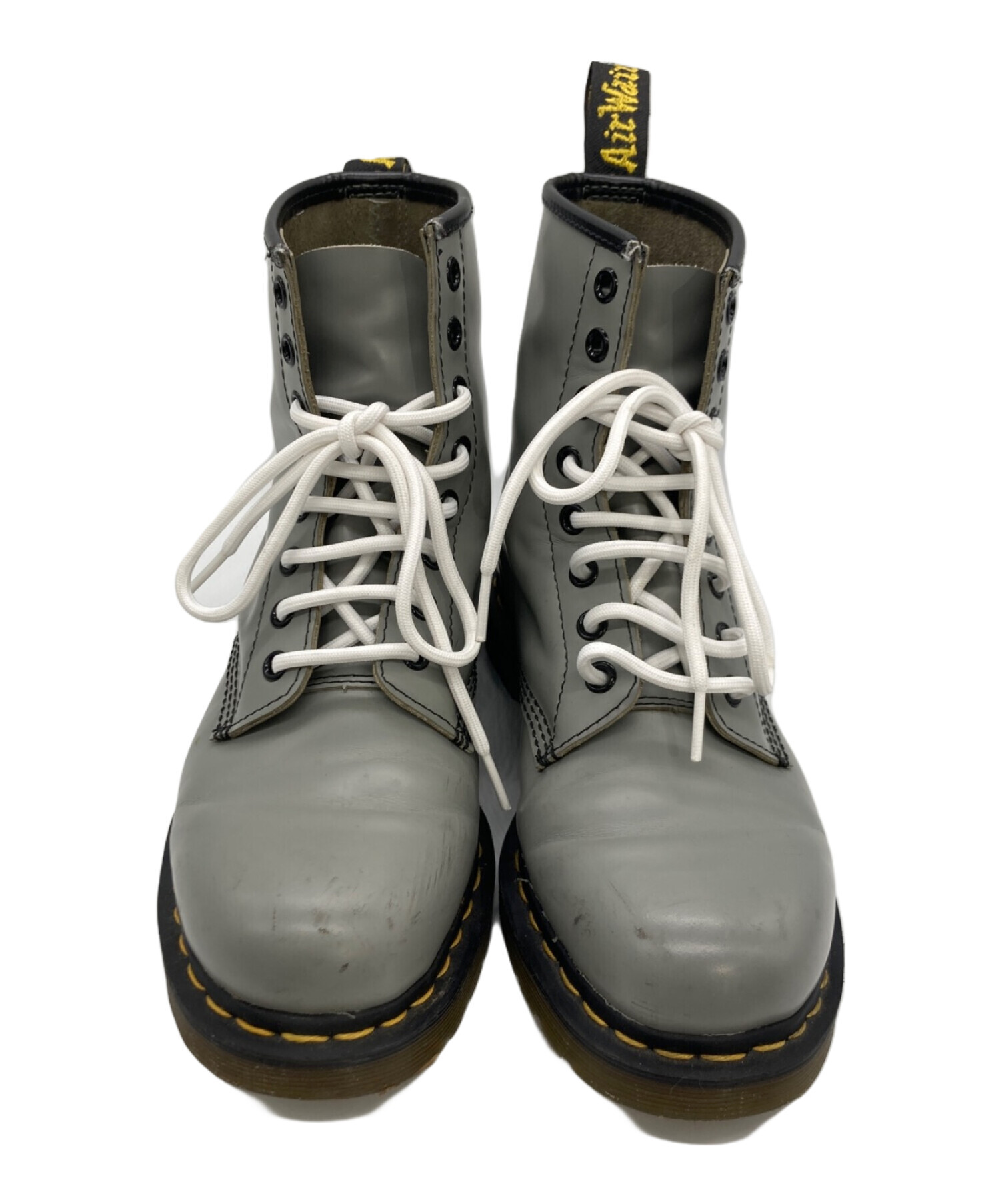 Dr.Martens (ドクターマーチン) 8ホールブーツ グレー サイズ:us8